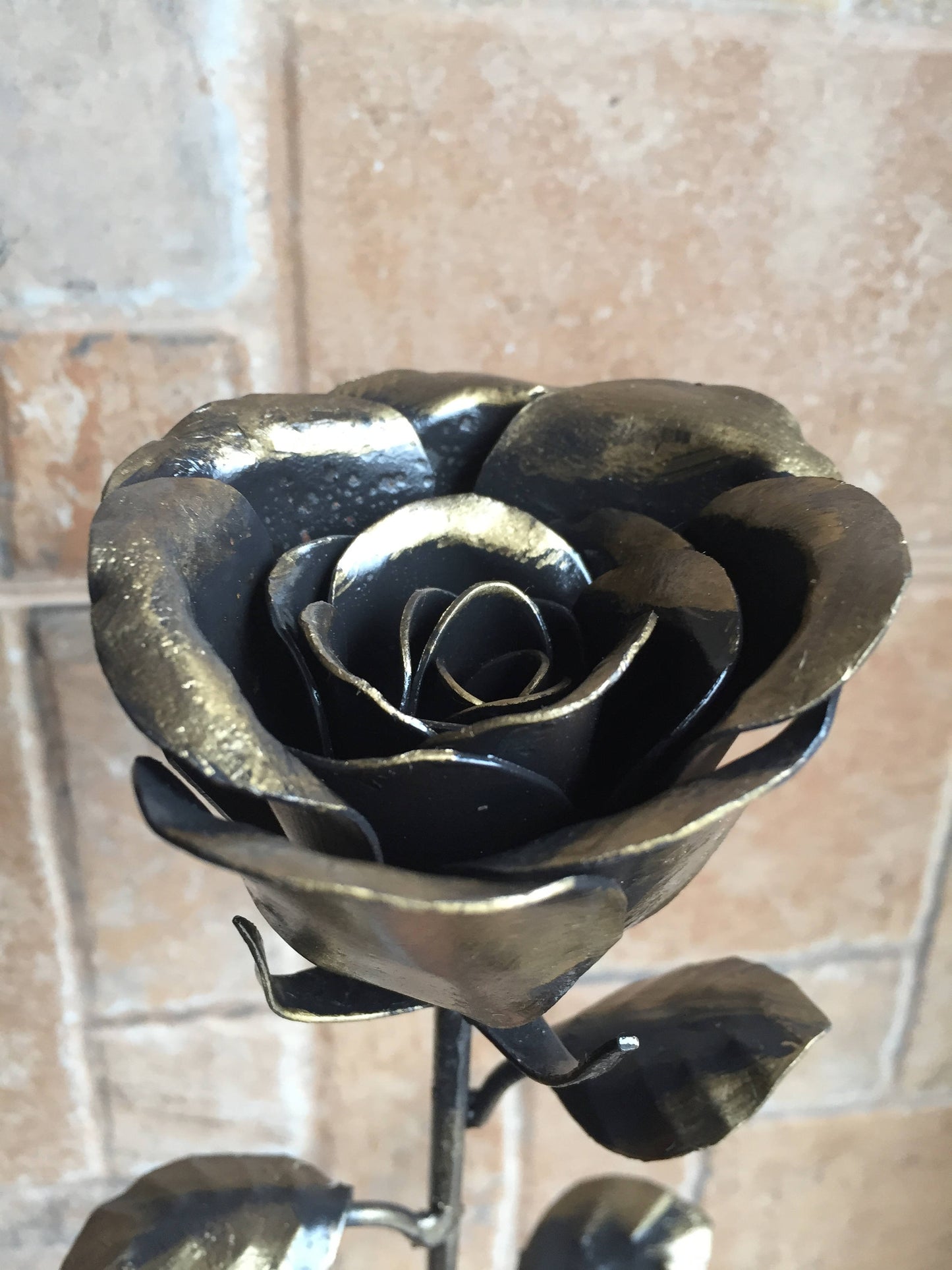 Iron rose, steel rose, metal rose, forged flower, metal bouquet, iron gifts, iron anniversary gift for her, steel anniversary gift, forged