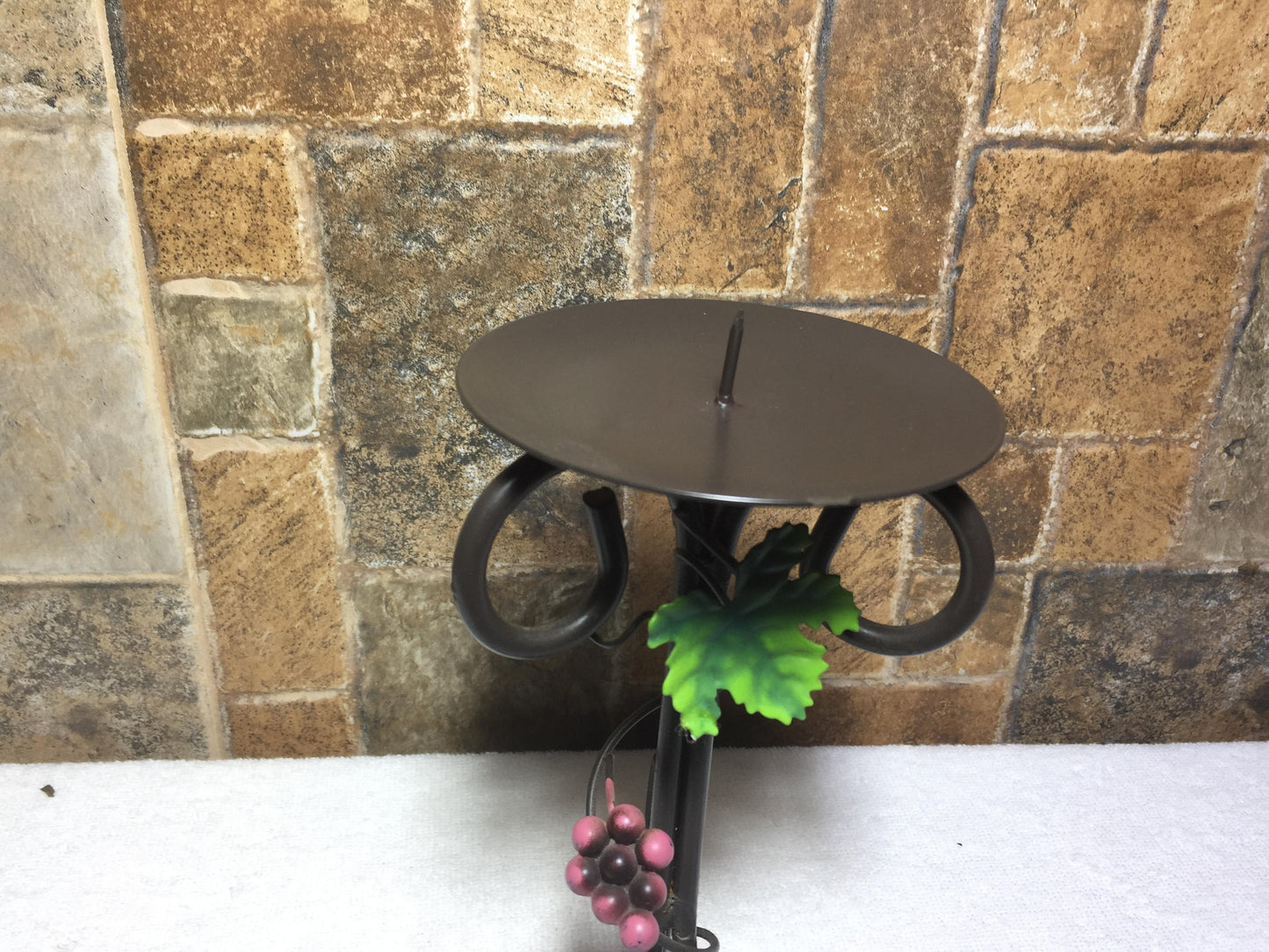 Candle holder, 6th anniversary gift, iron gift for her,steel anniversary gift for her,candlestick holder,wedding anniversary gift for her