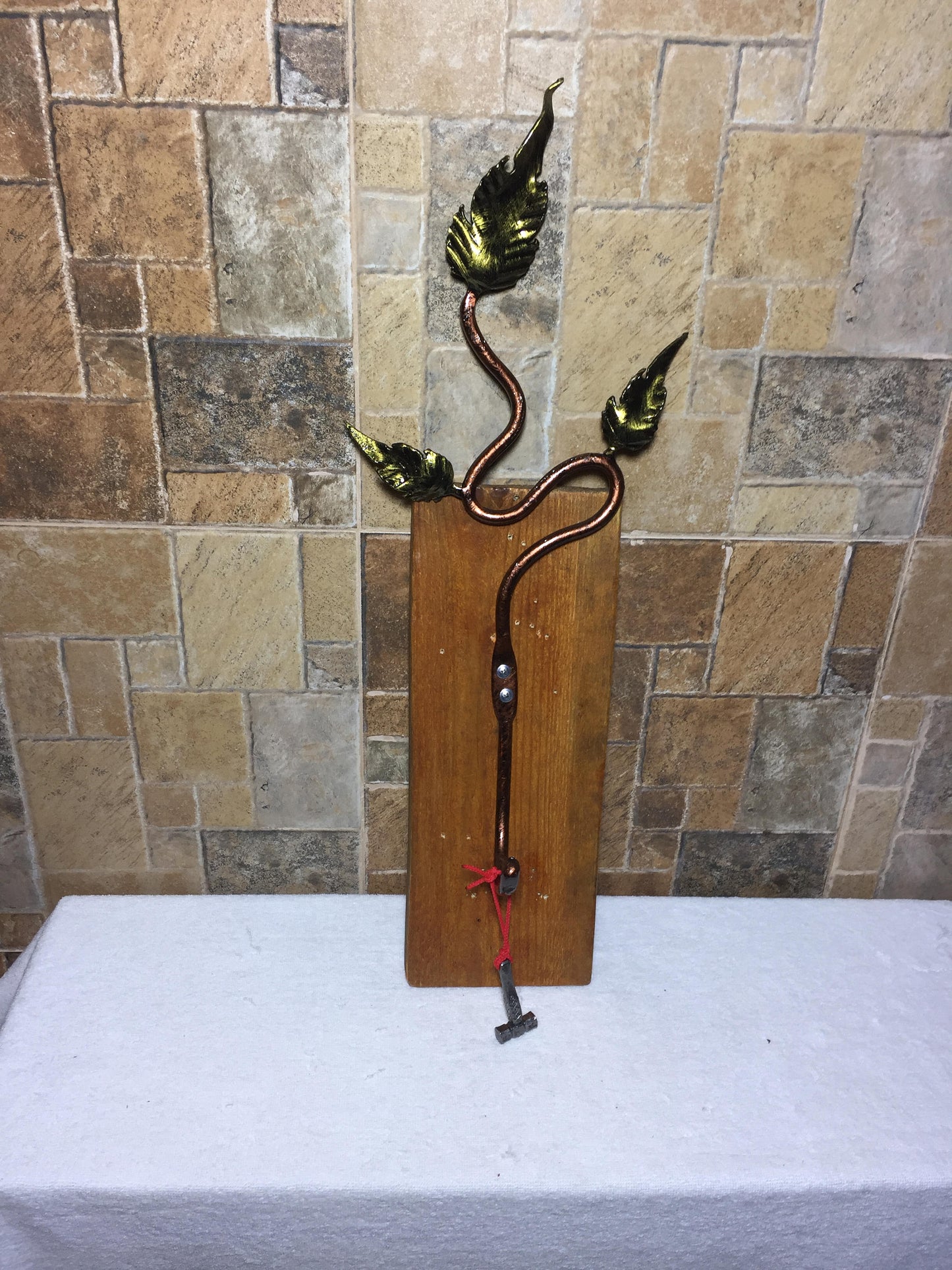 Hand forged hook, wall hook, steampunk, hook for wall, industrial art, hook for keys, wrought iron hook, iron hook, steel hook, metal hook