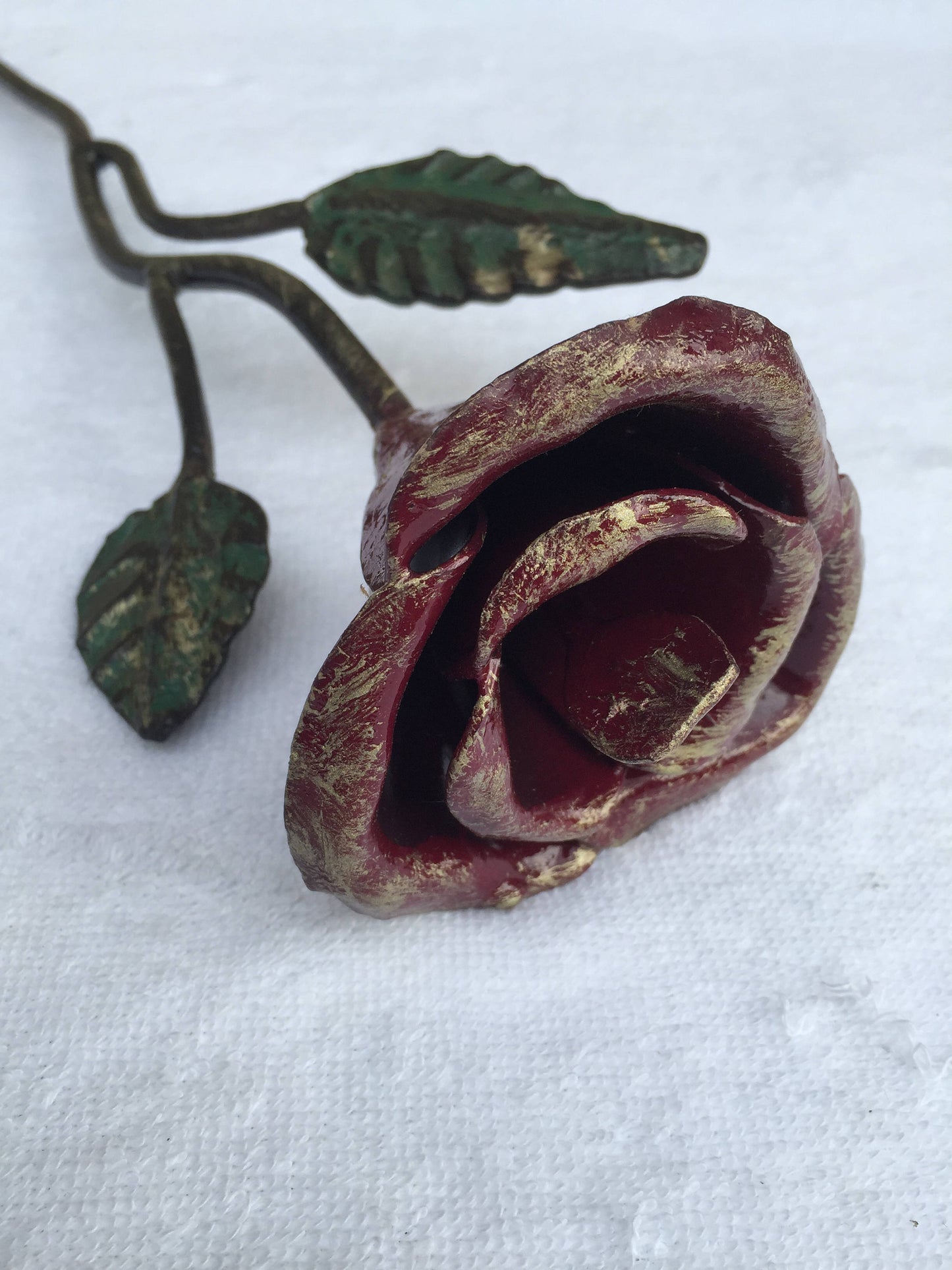 Forged flower, metal bouquet, iron rose, steel rose, metal rose, iron gifts, iron anniversary gift for her, steel anniversary gift, forged