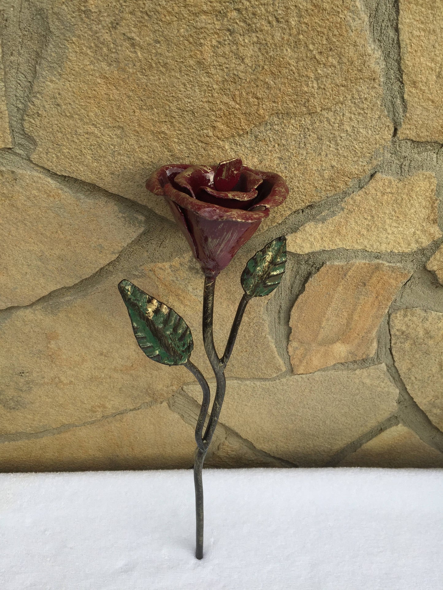 Forged flower, metal bouquet, iron rose, steel rose, metal rose, iron gifts, iron anniversary gift for her, steel anniversary gift, forged