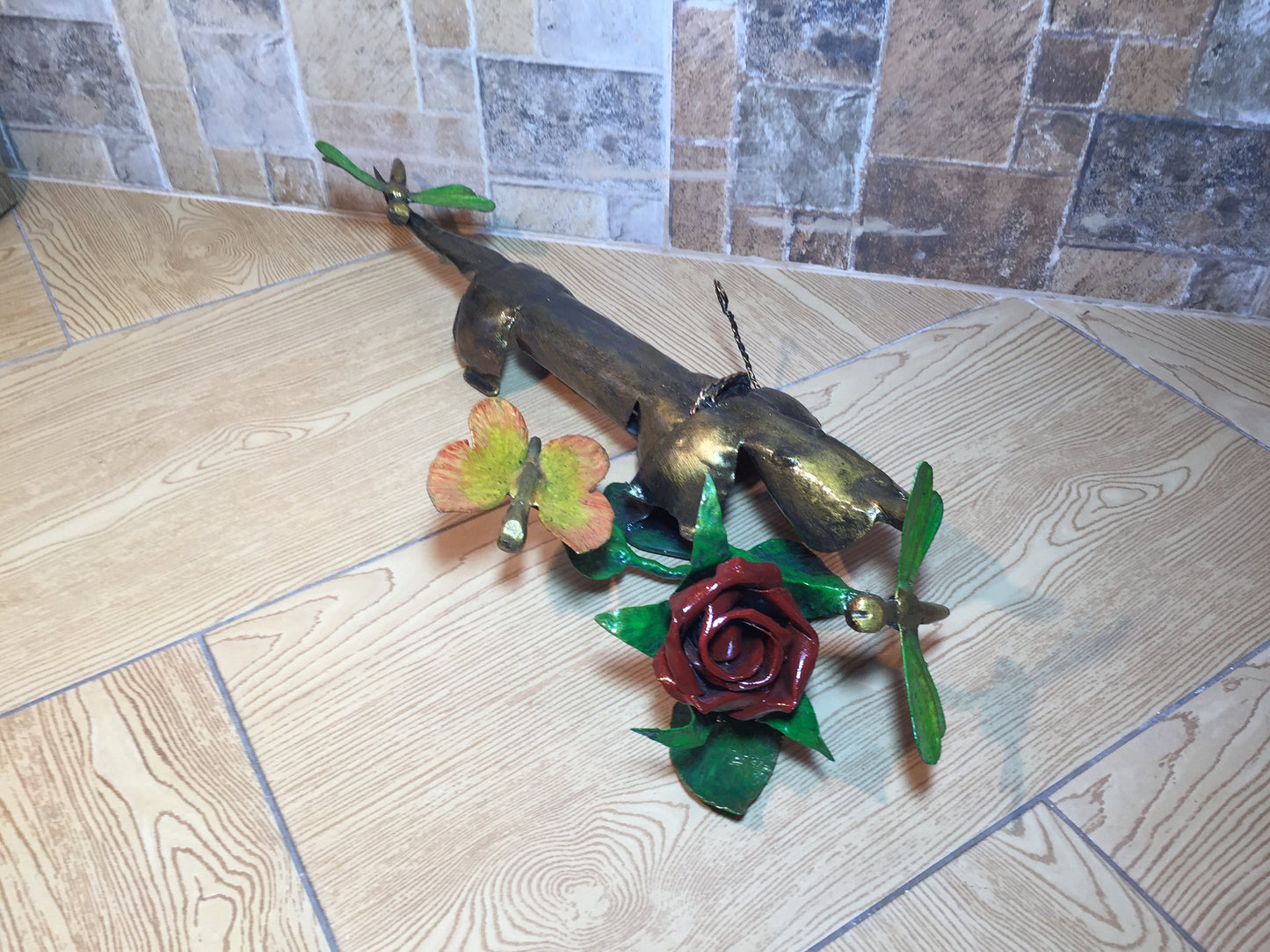 Metal dog, metal dog sculpture, hand forged dog, metal dog art, dog lover gift,animal figurine,metal art,hand forged figurines,dog gift idea