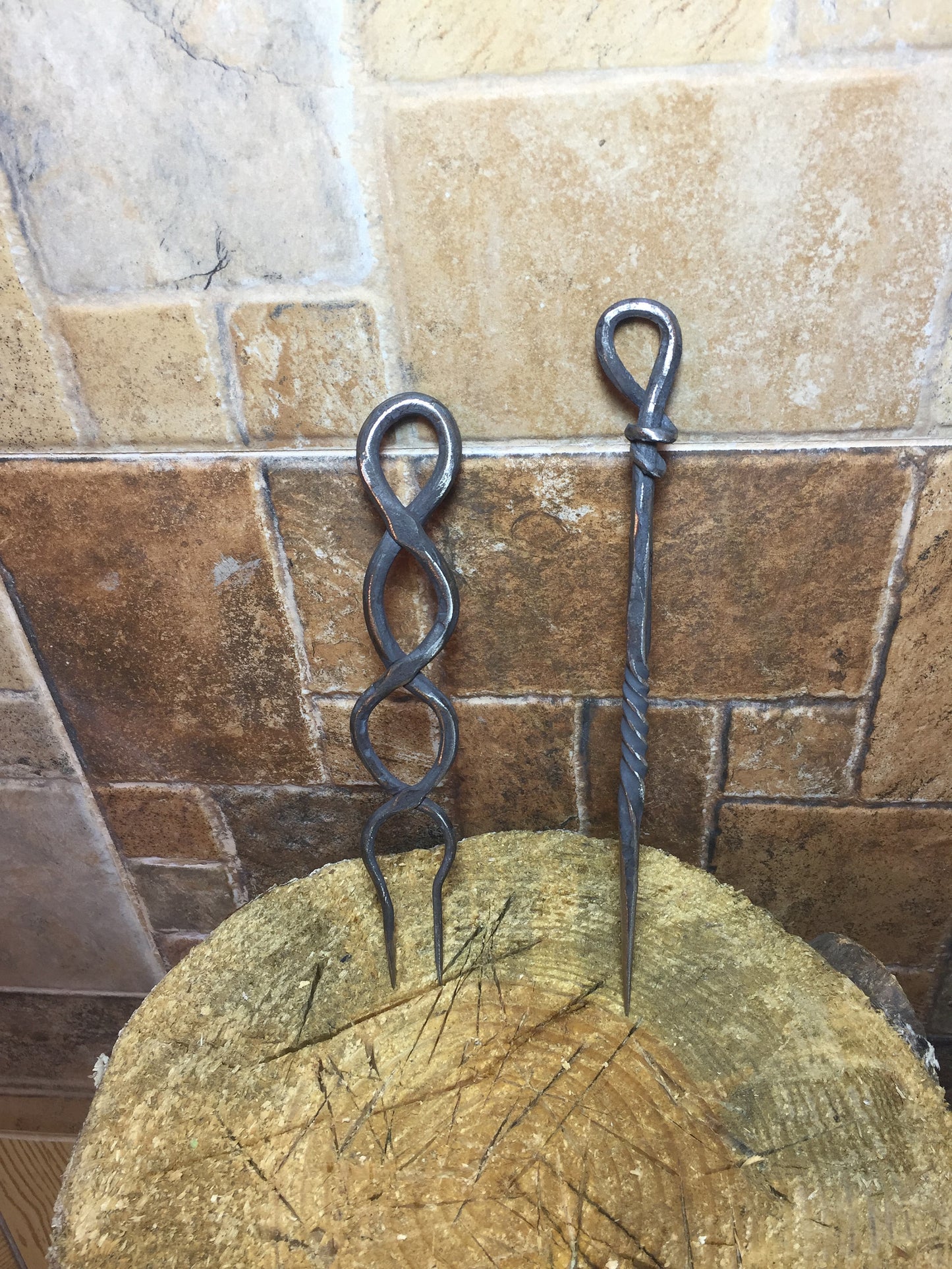Viking cutlery, viking fork, skewer, food pricker, cutlery set,re-enactment, barbeque gift, BBQ fork, BBQ skewer, medieval kitchen, BBQ gift