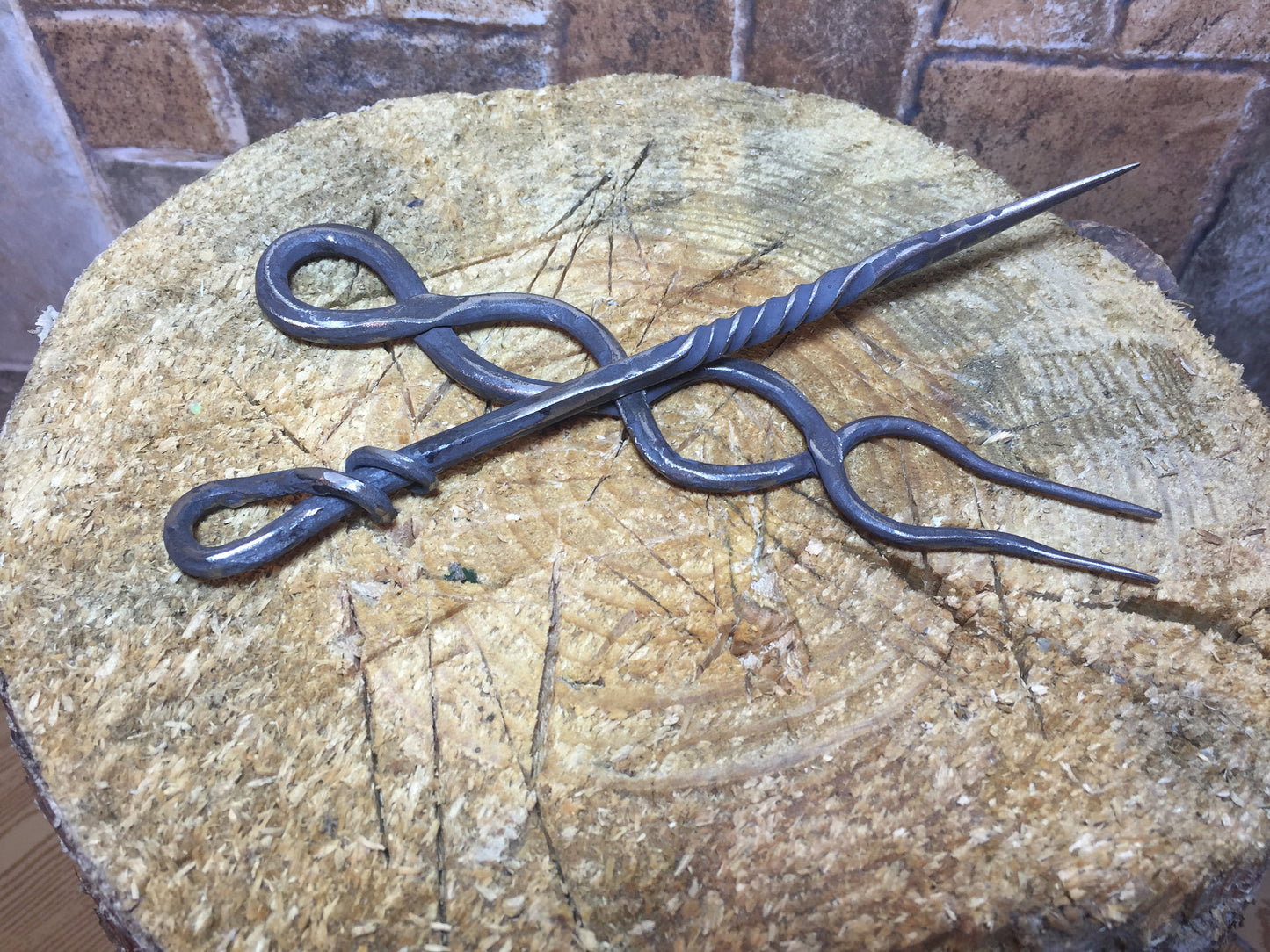 Viking cutlery, viking fork, skewer, food pricker, cutlery set,re-enactment, barbeque gift, BBQ fork, BBQ skewer, medieval kitchen, BBQ gift