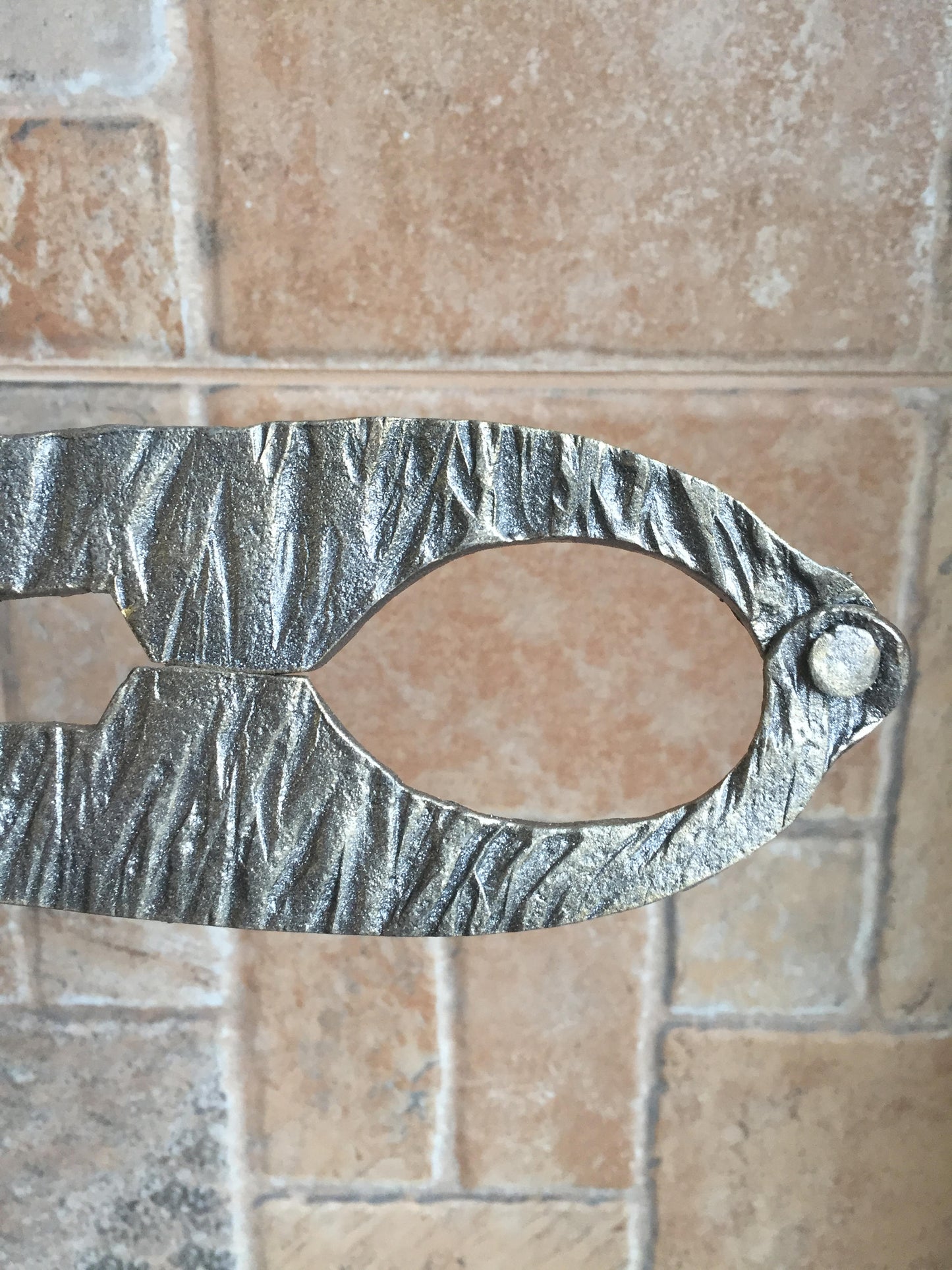 Hand forged nut cracker, iron gift for him, nutcracker, iron gifts, nut tongs, nuts, walnut cracker, serving utensils, mens iron gifts