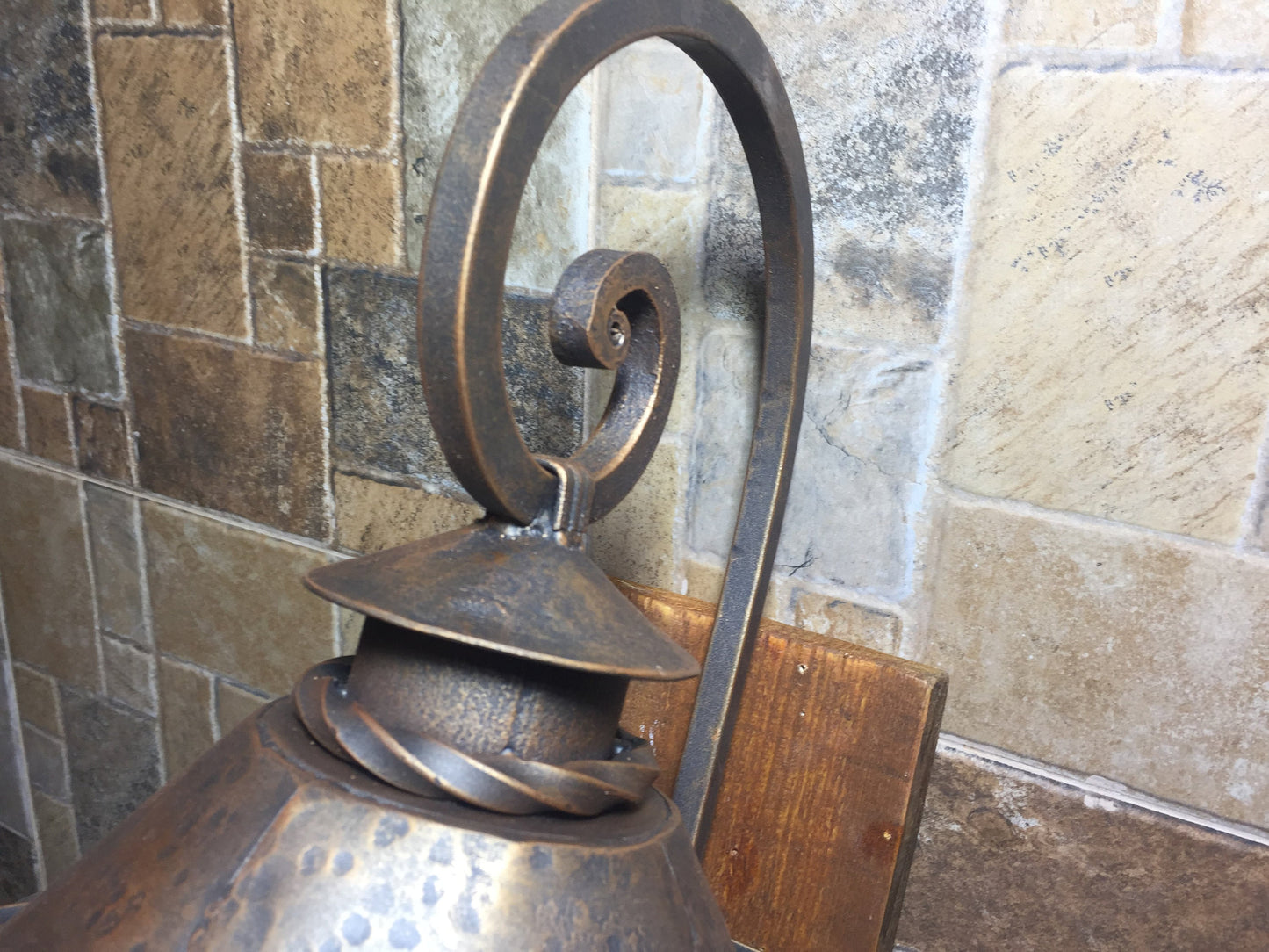 Hand forged lamp, wall lamp, forged lantern, chandelier, garden lamp, porch lamp, iron gifts, lighting, light fixture, iron gift for her