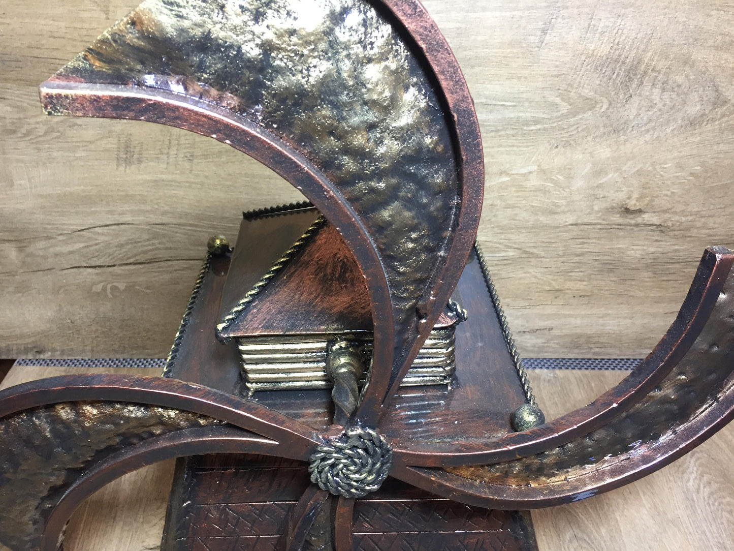 Wrought iron ash tray,iron gifts,iron anniversary gift for him,iron anniversary gift for her,cigar ashtray,cigar holder,mens gift,manly gift