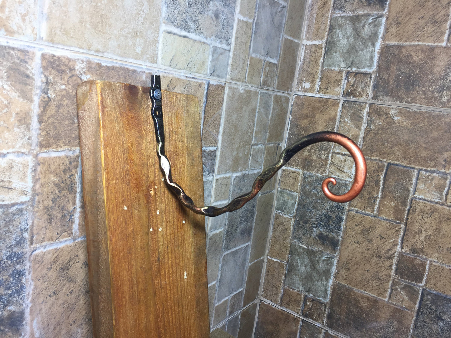 Plant holder, iron plant hook, iron anniversary gift, plant hanger, hanging plant, hanging planter, pot hook, flowerpot hanger, iron gifts