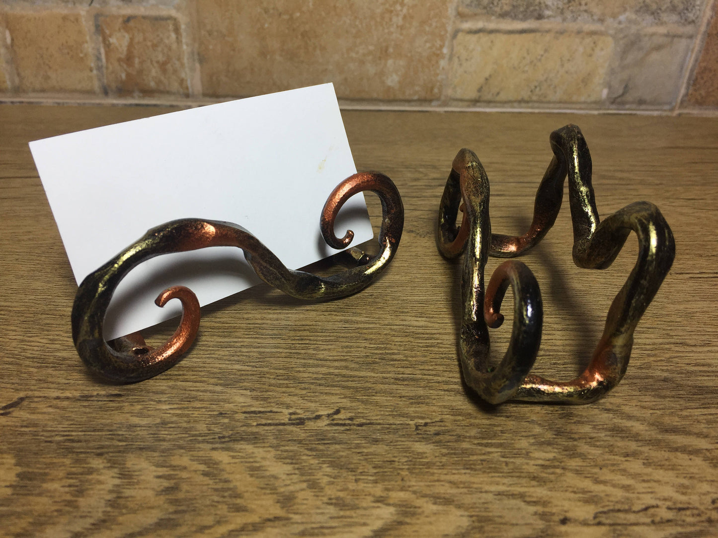 Business card holder, iron anniversary gift for him, napkin holder, visit card box case, iron gift for him, industrial art, iron gifts