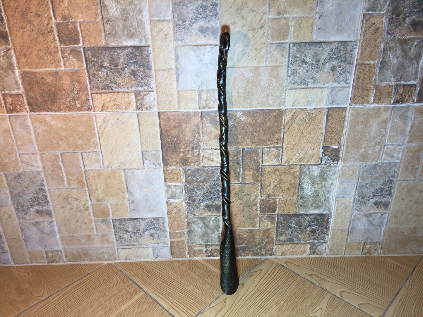 Iron shoehorn, metal shoe horn, hand forged shoe horn, shoe horn, shoes accessories, shoes stuff, insoles, shoes, forged art, metal artwork