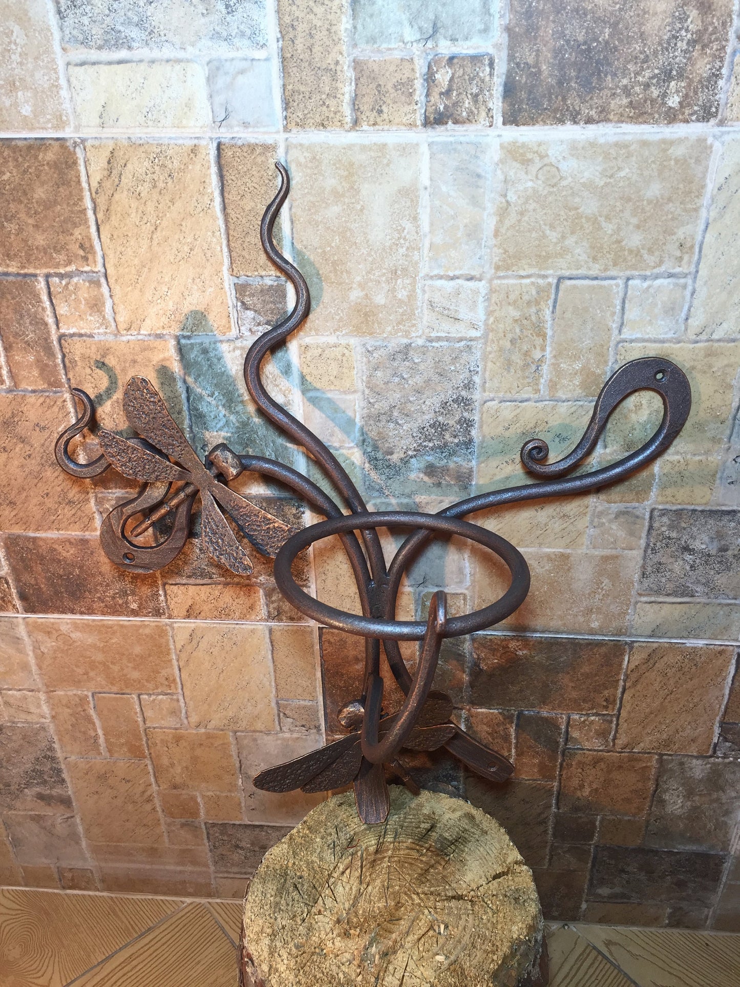 Wall planter, iron plant stand, flower pot holder, stand pot holder, indoor planters, flower sculpture, yard sculpture, yard art, metal art