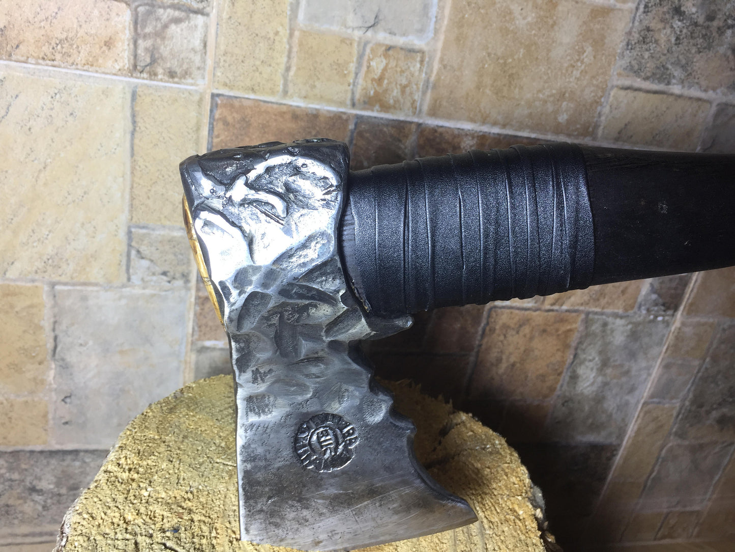Viking axe, medieval axe, iron gift for him, tomahawk, hatchet, hiking, hunting, mens gifts, chopping axe, gifts for men, manly iron gifts