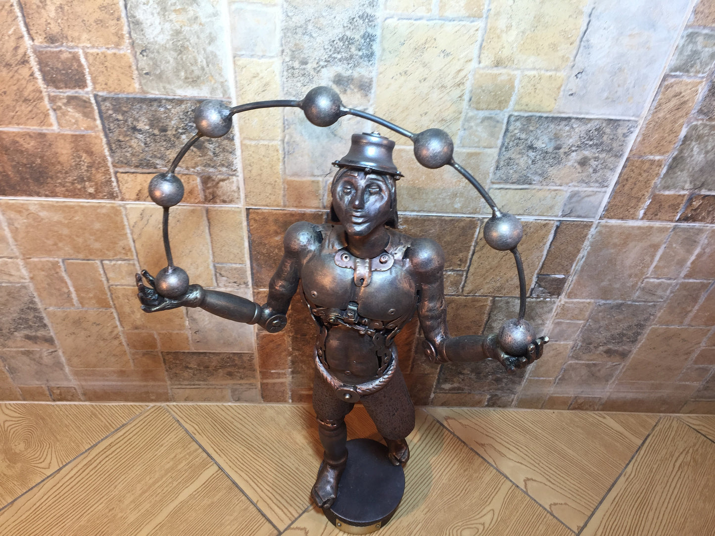 Steampunk metal sculpture, steampunk figurine, junk art, steampunk art, industrial art, steampunk gift,steam punk,steampunk,industrial decor
