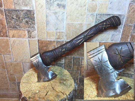 Viking axe, tomahawk, hatchet, mens gifts, medieval axe, viking weapon, viking camp, Norse axe, viking camp kit, viking gifts, iron gifts