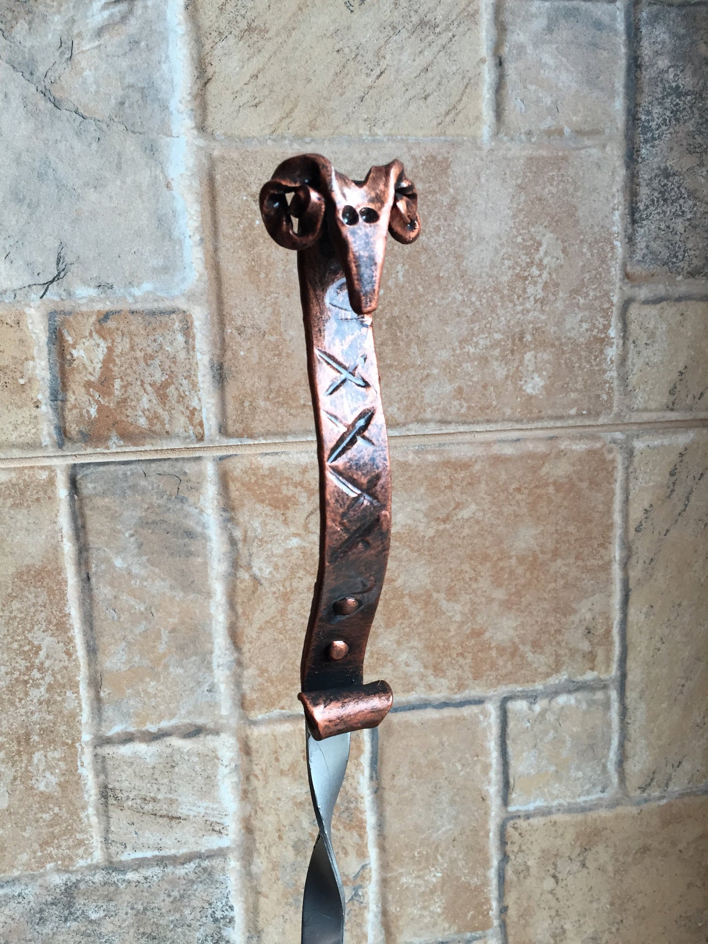Skewer holder, skewers for grilling, serving utensils, serving skewer tray, hand forged skewers, iron gifts, kebab skewers, dinner party