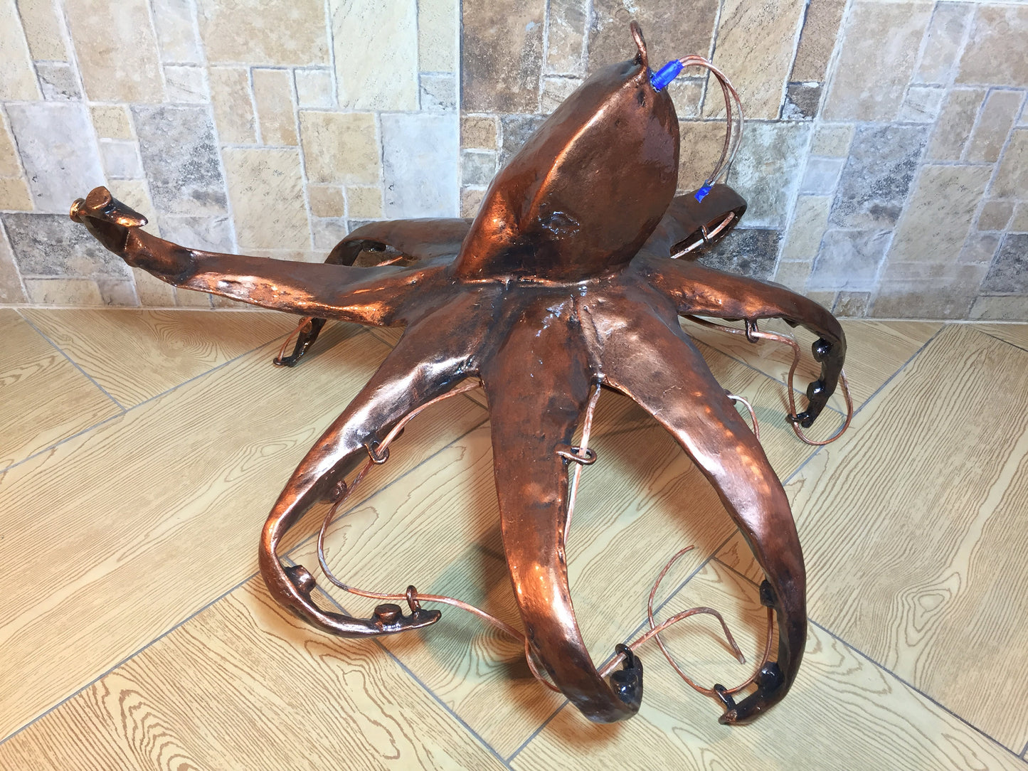Octopus chandelier, octopus art, chandelier light, ceiling light, ceiling light fixture, ceiling lighting, ceiling lamp, dining lighting