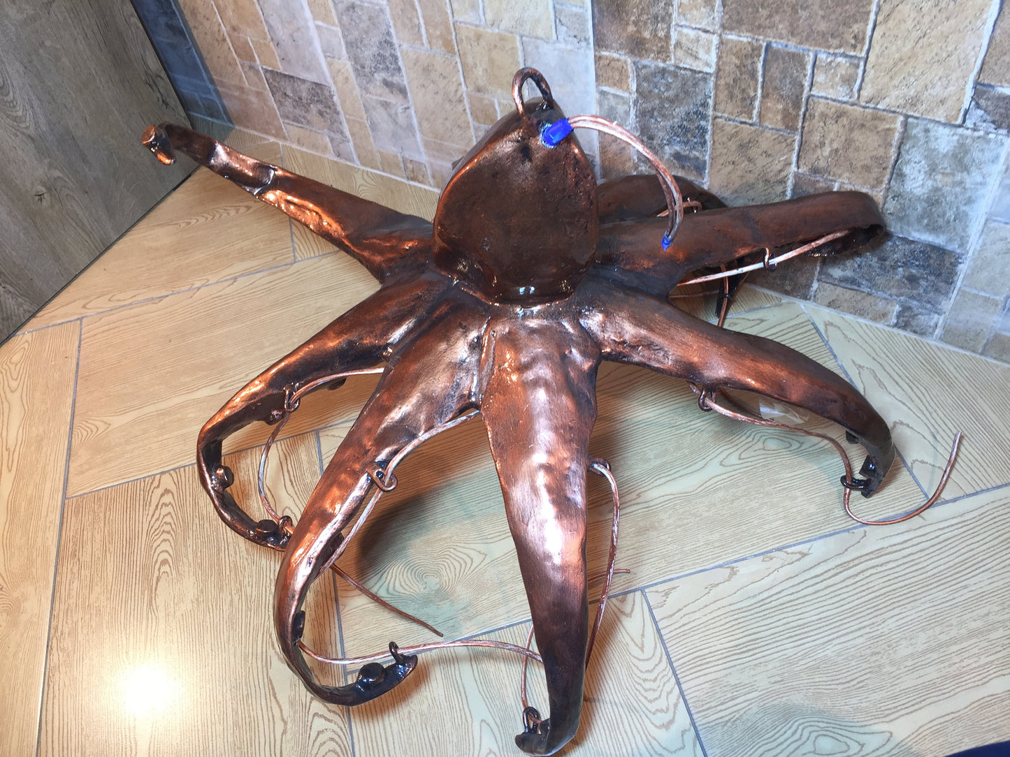 Octopus chandelier, octopus art, chandelier light, ceiling light, ceiling light fixture, ceiling lighting, ceiling lamp, dining lighting