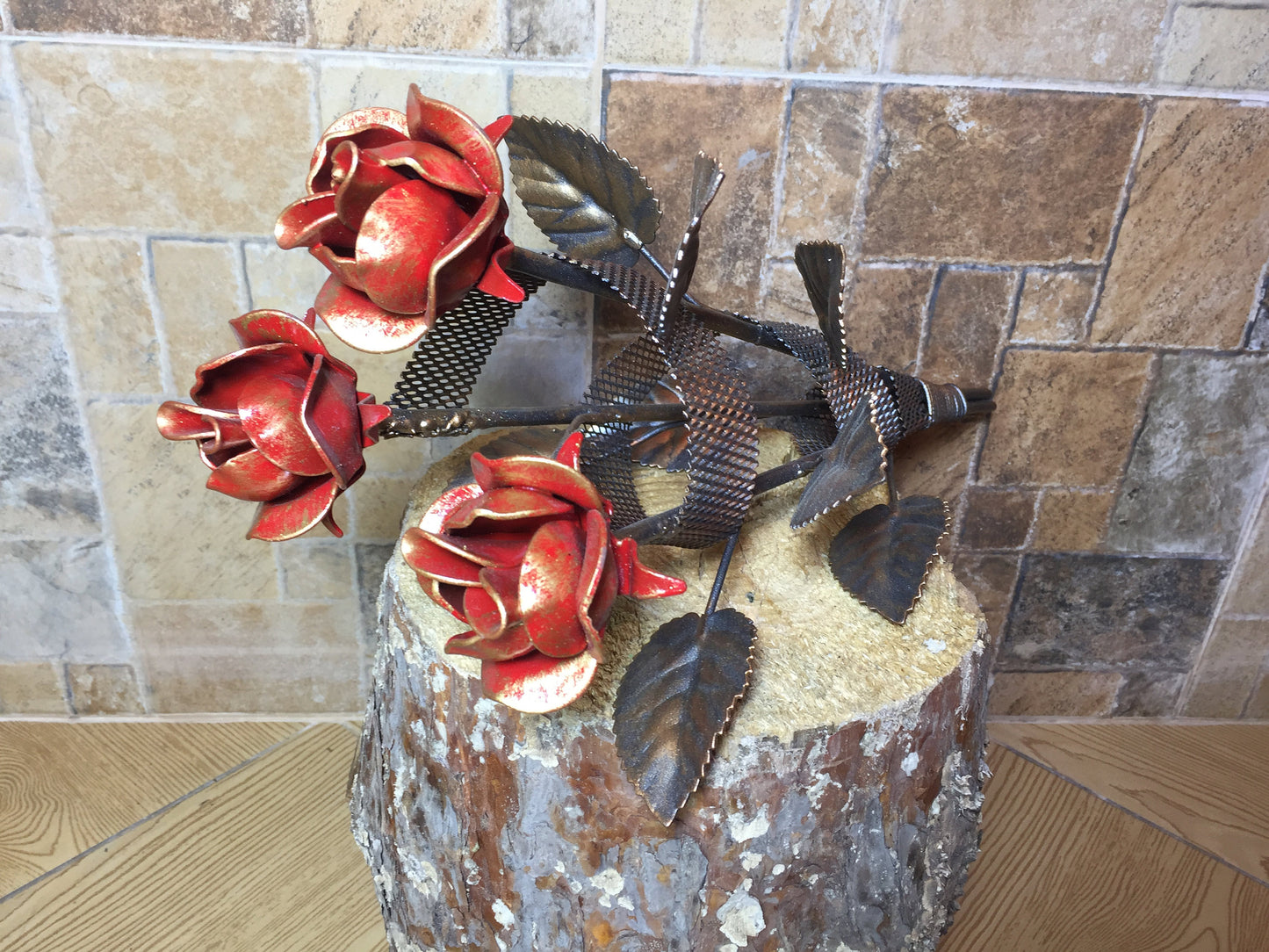 Metal rose, 6th anniversary gift, iron anniversary, hand forged rose, metal artwork, iron rose, metal roses, forged rose, iron gift for her