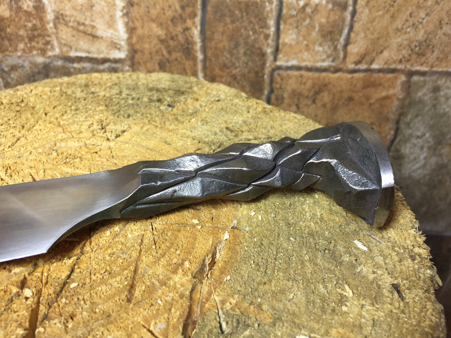 6 year anniversary gift for him, railroad spike knife, steampunk furniture,iron anniversary gift for him,wedding anniversary gift,iron knife