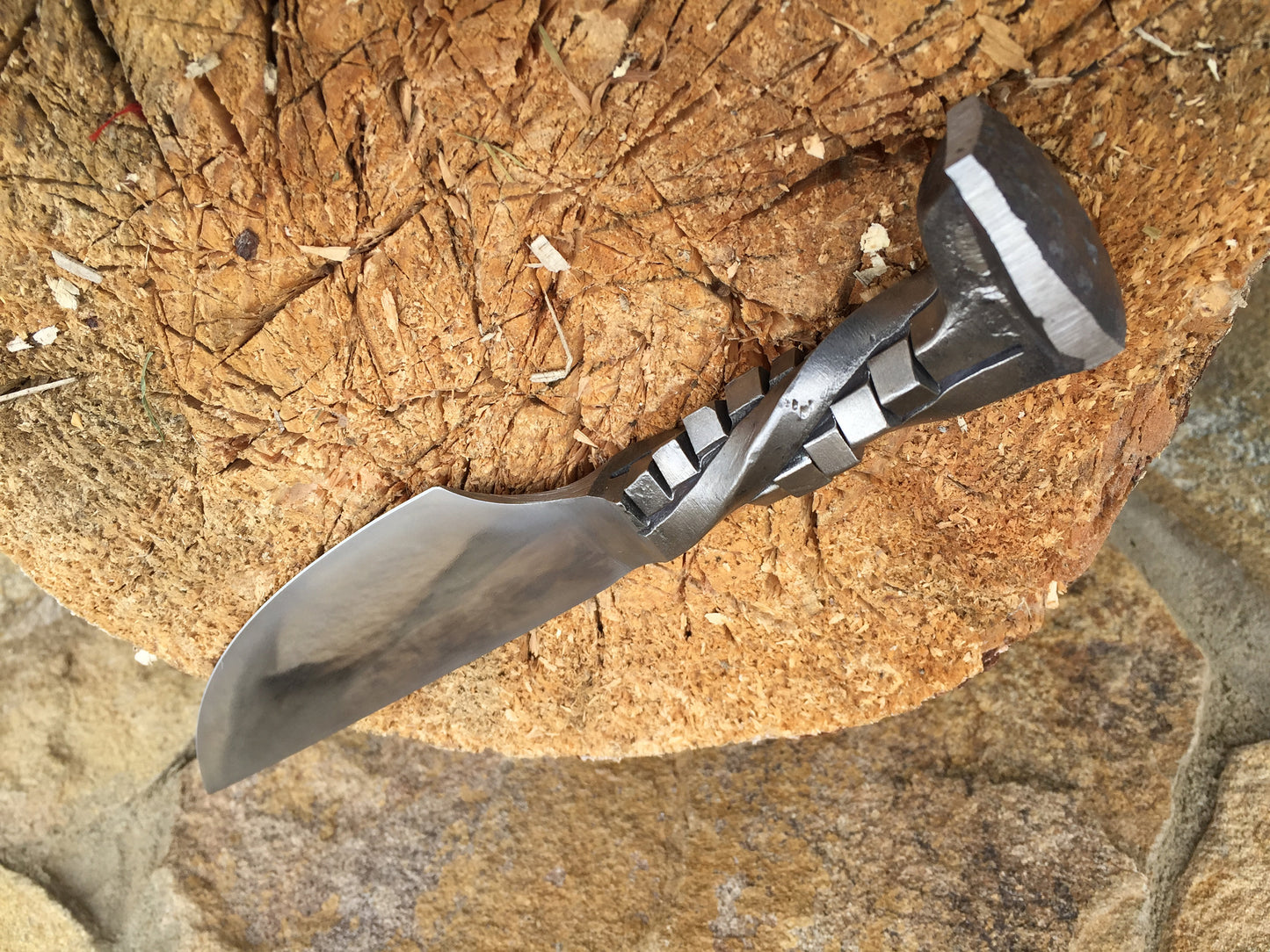 Iron anniversary gift for him, 6 year anniversary gift for him, railroad spike knife, wedding anniversary gift, 6th anniversary gift for him