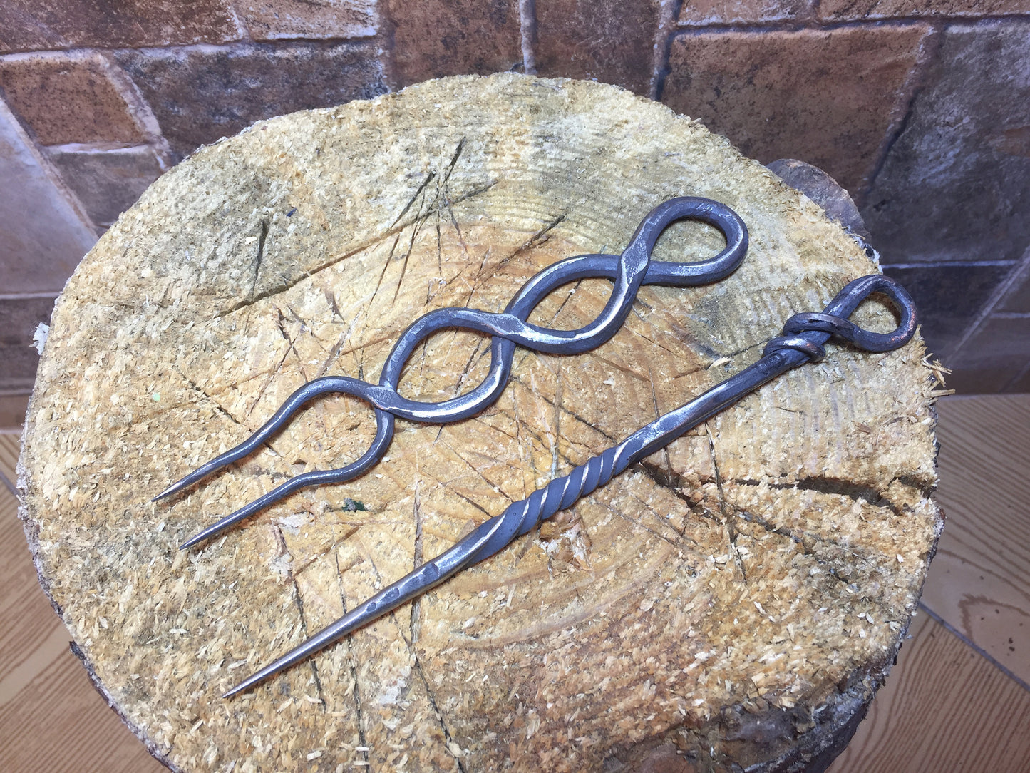 Viking cutlery, viking fork, skewer, food pricker, cutlery set,re-enactment, barbeque gift, BBQ fork, BBQ skewer, medieval kitchen, BBQ gift