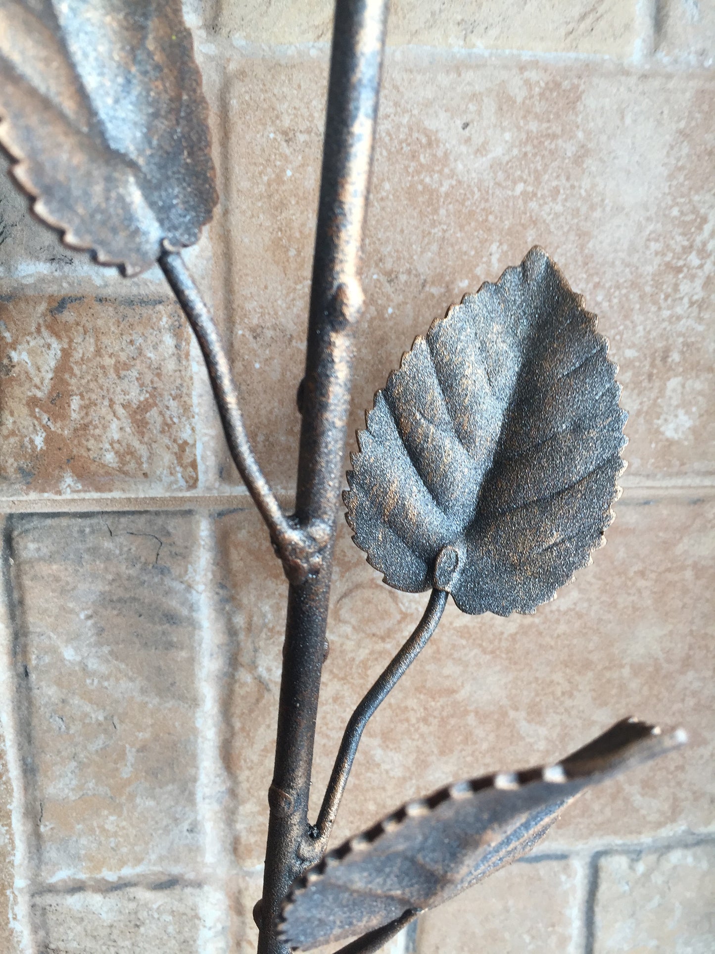 Iron rose in a vase, 6th anniversary gift, iron gifts for her,iron anniversary,hand forged rose,metal sculpture,metal rose,iron gift for her