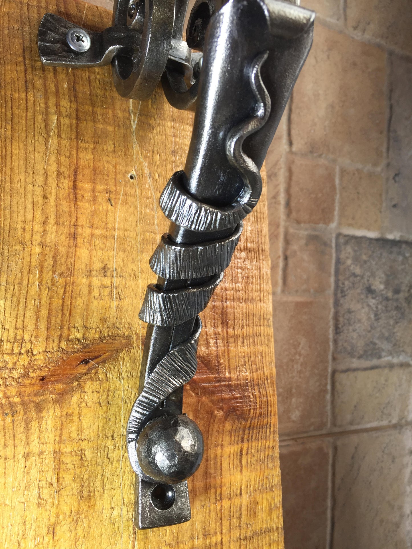 Barn door handle, barn door pulls, door pulls, barn door pull, hand forged door pull, iron gate pull, iron gift for him,iron gifts,mens gift