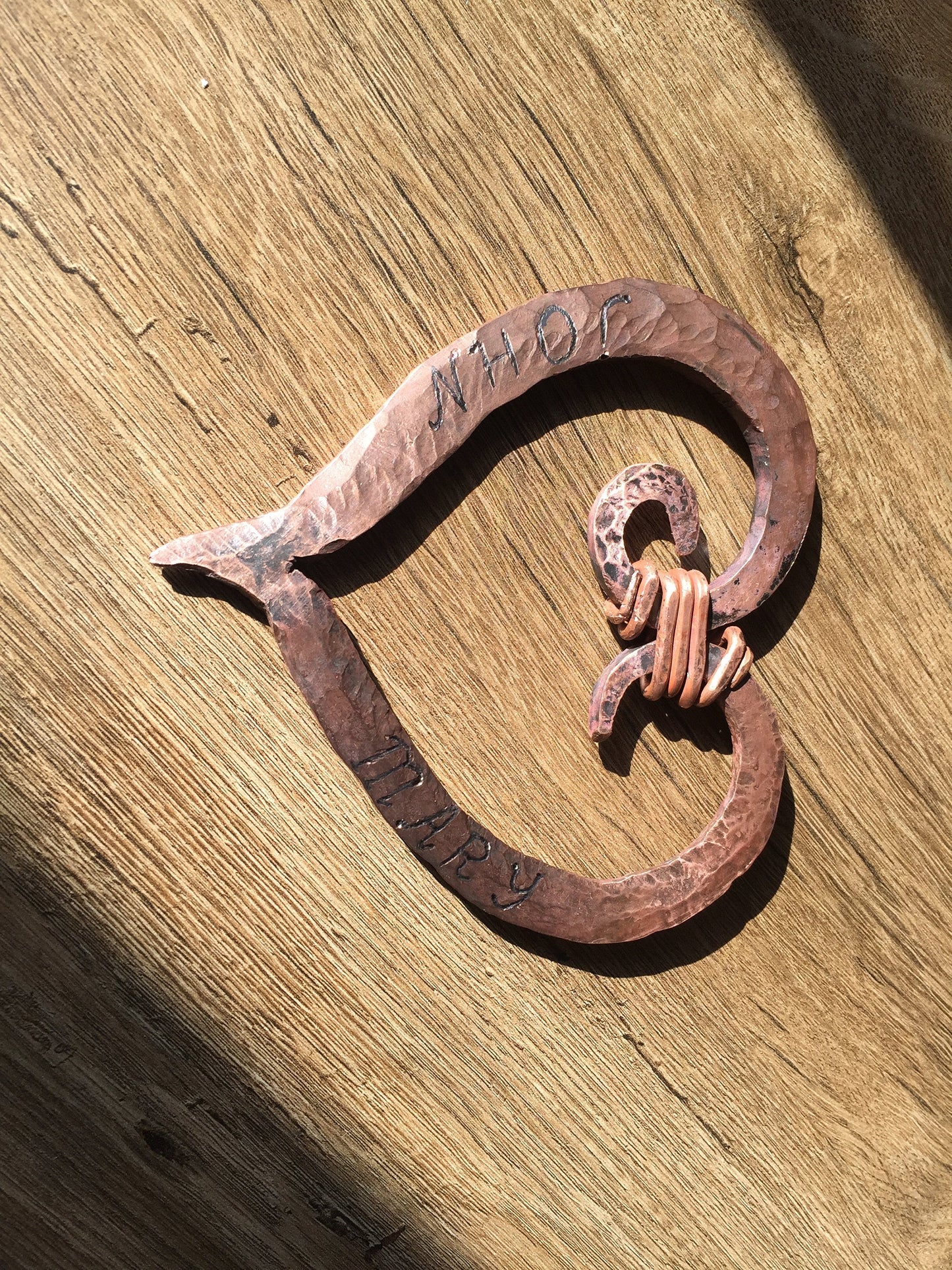 Copper gift, 7 year gift, 7th anniversary gift, copper anniversary gift, copper heart, copper gifts, copper gift for her, copper wedding