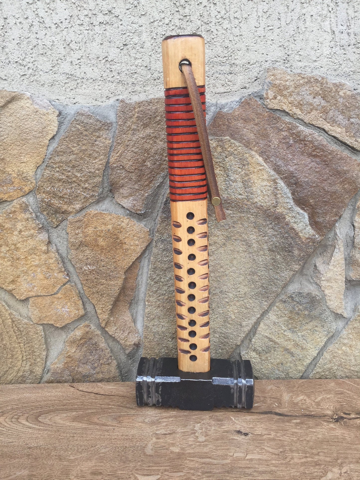 Hand forged hammer, blacksmith hammer, iron gift for him, wedding shower gift, bridal party gift, viking gift, viking hammer, nordic hammer