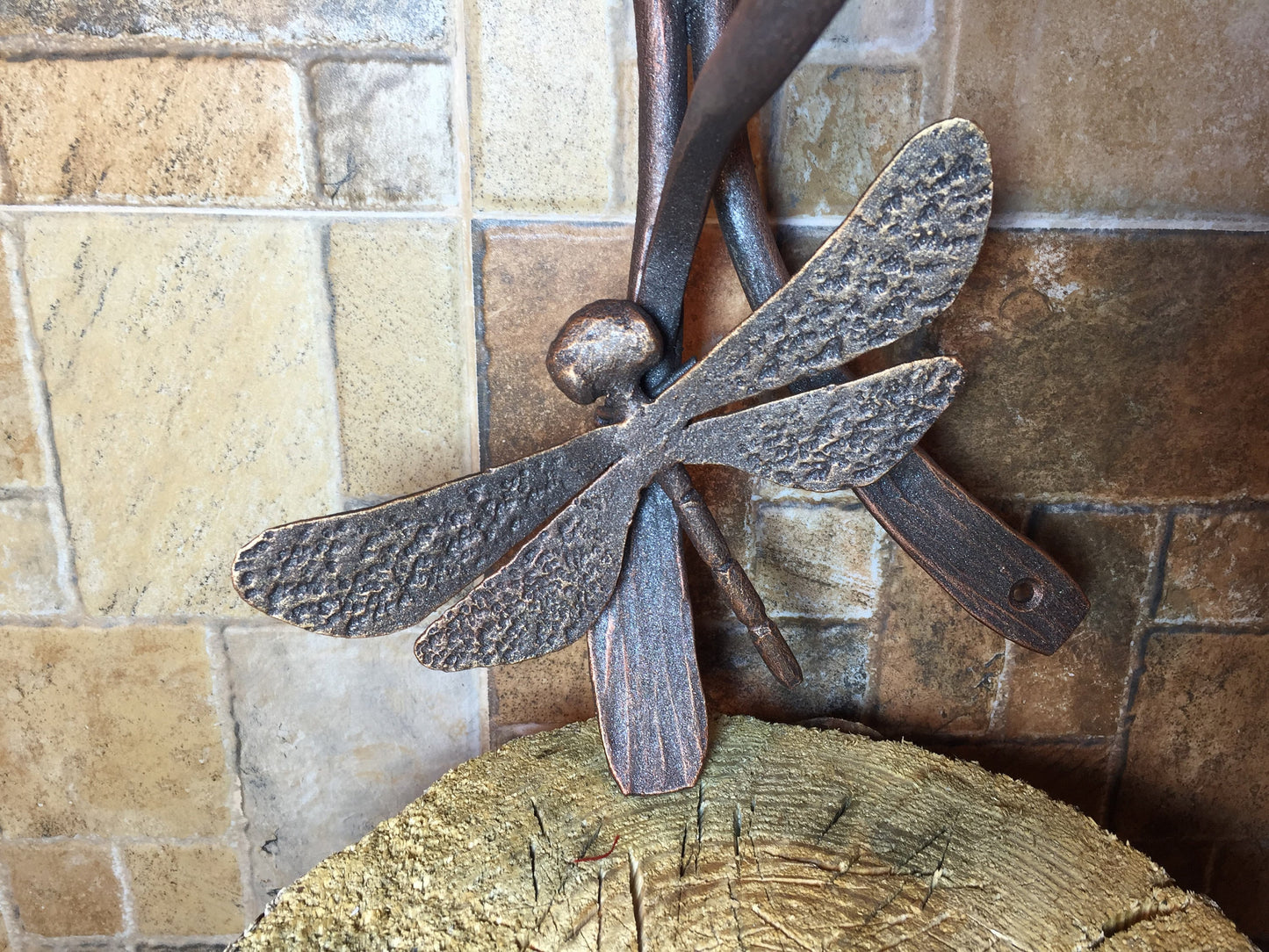 Wall planter, iron plant stand, flower pot holder, stand pot holder, indoor planters, flower sculpture, yard sculpture, yard art, metal art