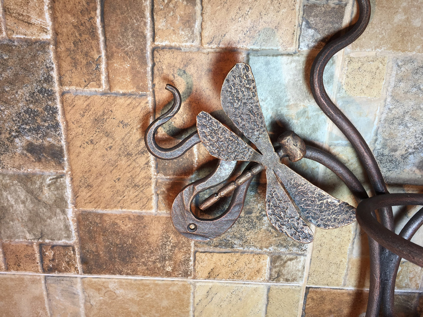 Wall planter, iron plant stand, flower pot holder, stand pot holder, indoor planters, flower sculpture, yard sculpture, yard art, metal art