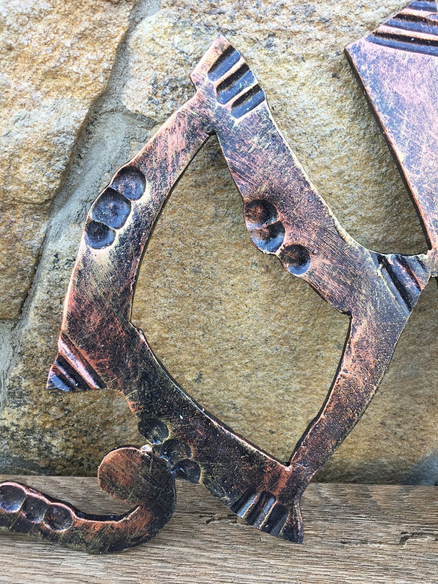 Hand forged letters, iron letters, word cutout, last name sign, wedding sign, custom name sign, custom lettered sign, plaque, laser cut word