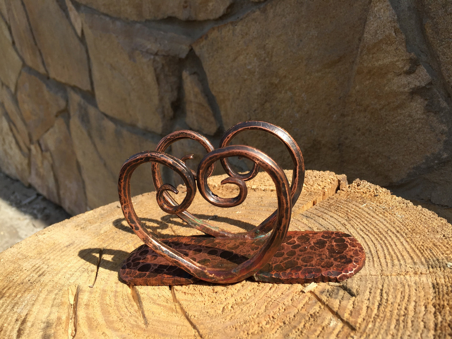 7th anniversary gift, copper gifts, 7 year gifts, copper horseshoe, copper heart, copper anniversary,copper wedding,engagement,love talisman