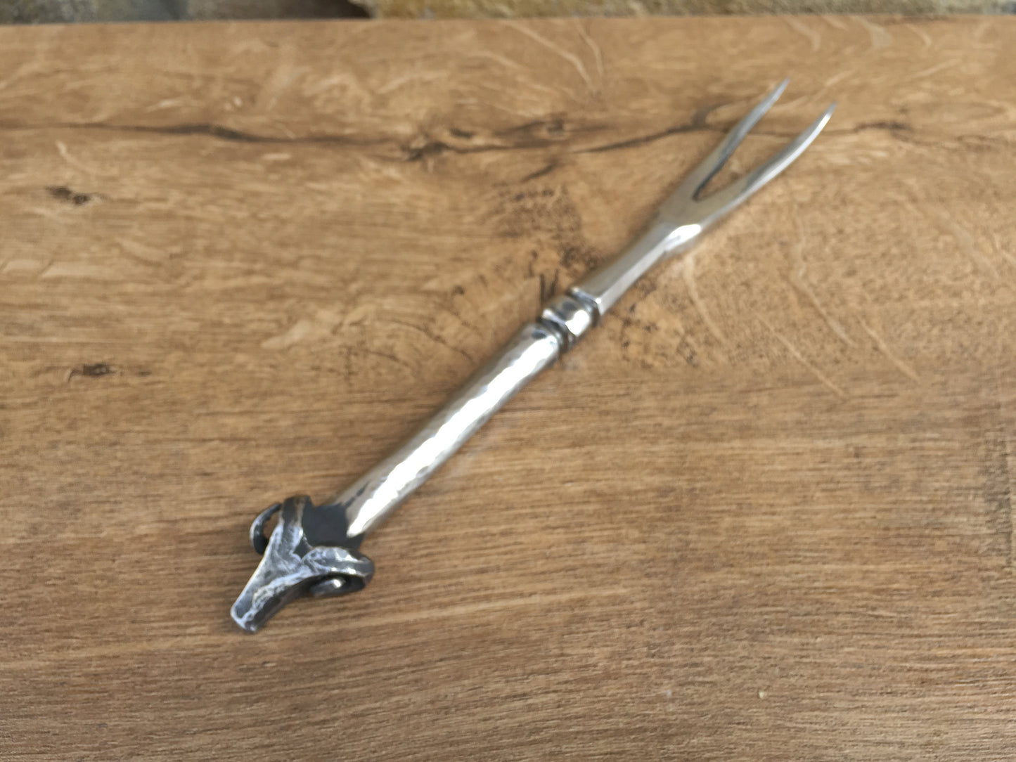 Stainless steel fork, viking fork, hand forged fork, rustic fork, medieval fork, viking artifacts, BBQ fork, barbeque gifts,medieval cutlery