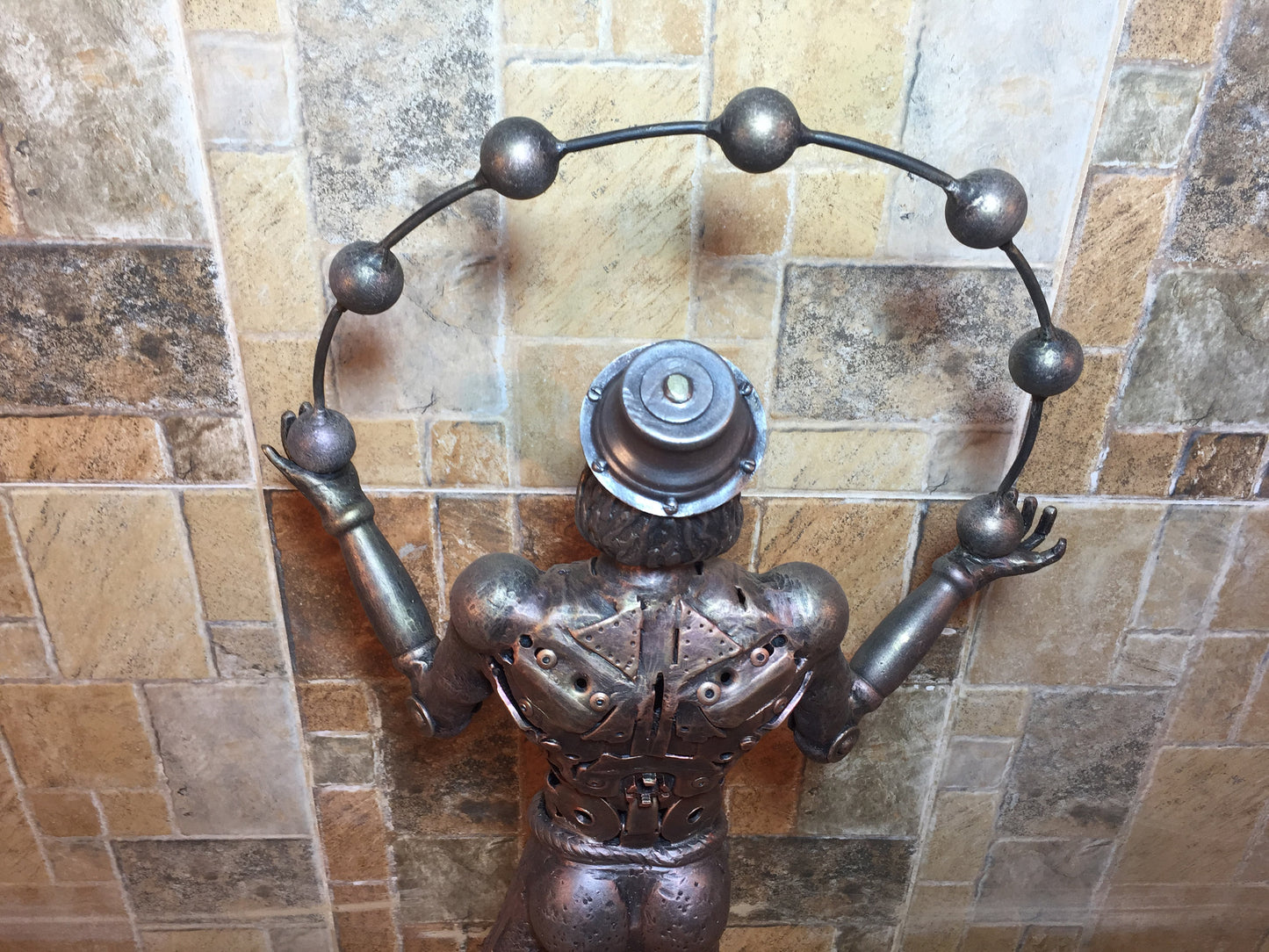Steampunk metal sculpture, steampunk figurine, junk art, steampunk art, industrial art, steampunk gift,steam punk,steampunk,industrial decor