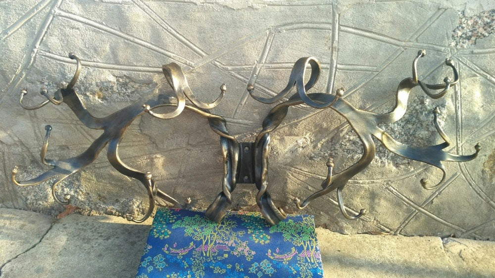 Wall coat hanger, coat hanger, wall mounted coat rack, coat hanger, entryway decor, hallway decor, towel hanger, iron wall decor, coat hooks