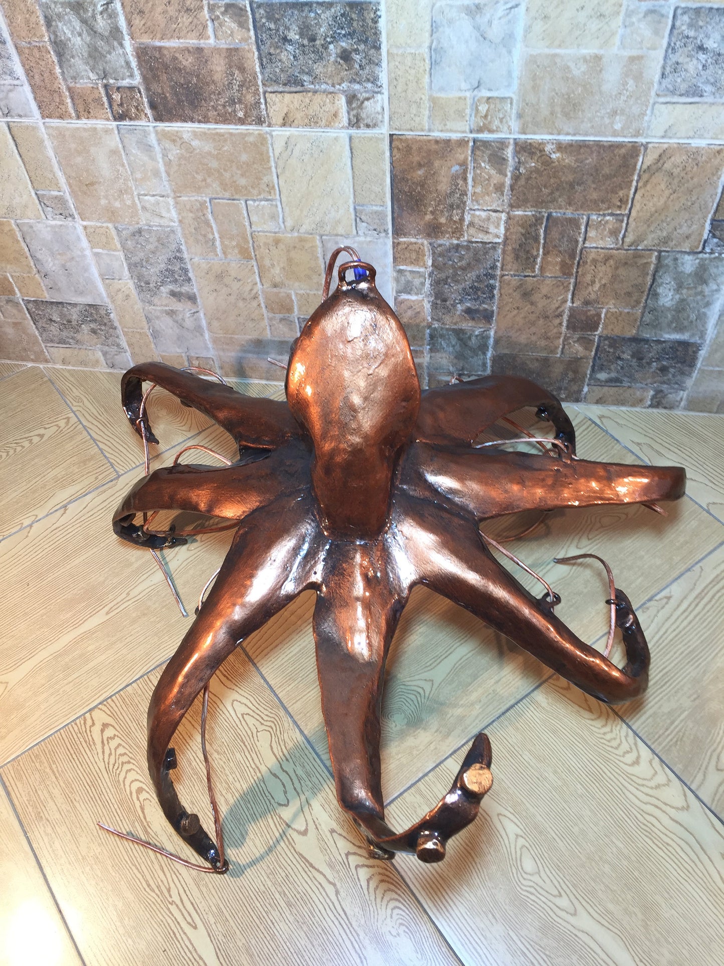 Octopus chandelier, octopus art, chandelier light, ceiling light, ceiling light fixture, ceiling lighting, ceiling lamp, dining lighting