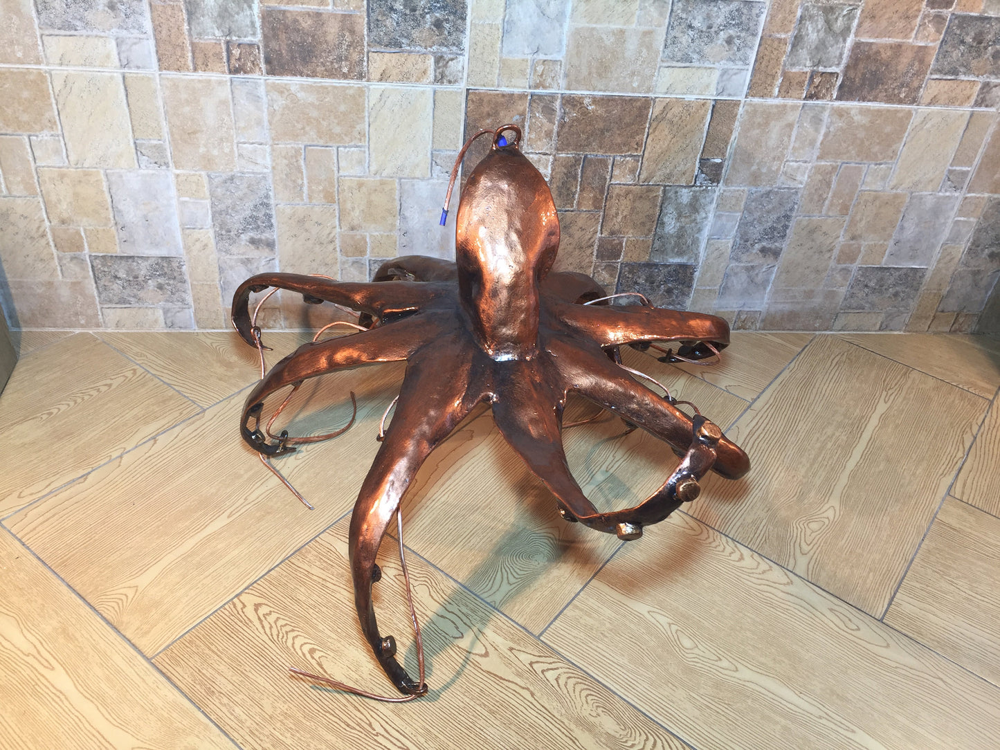 Octopus chandelier, octopus art, chandelier light, ceiling light, ceiling light fixture, ceiling lighting, ceiling lamp, dining lighting