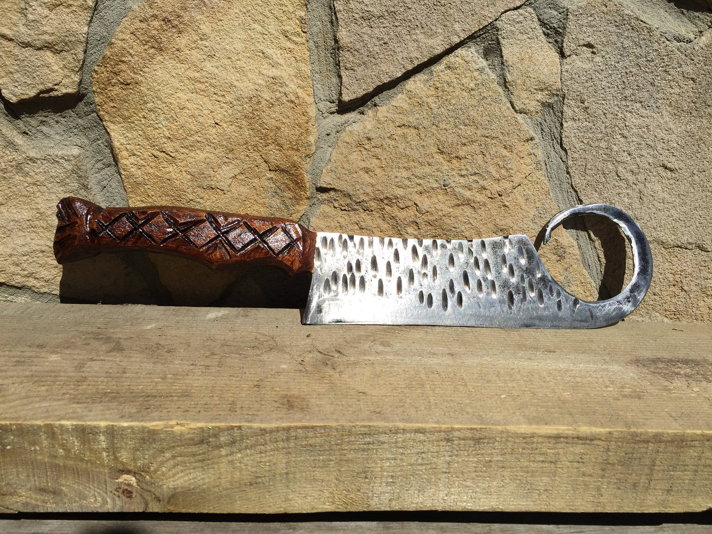 Kitchen axe, kitchen knife, viking axe, culinary gift, kitchen decor, carved knife, butcher, iron gift for him, cookware, chef axe,chef gift