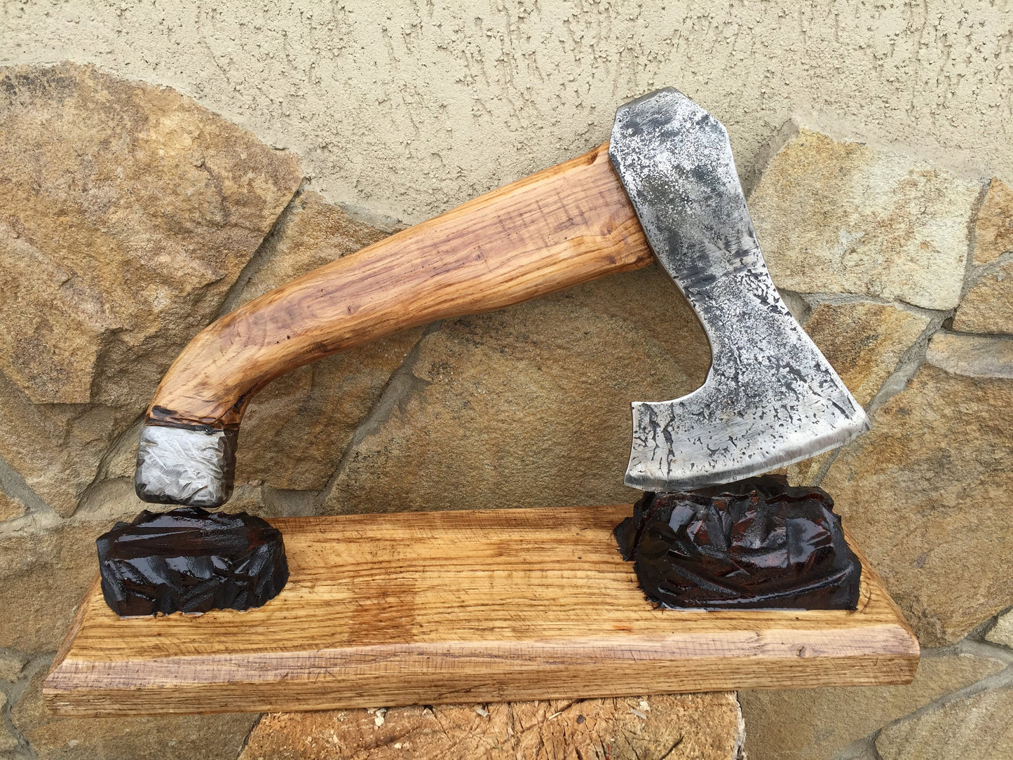 Viking axe, mens gift, tomahawk, axe, hatchet, viking, iron anniversary, bearded axe, metal art, wooden art, gift for men, throwing axe,axes