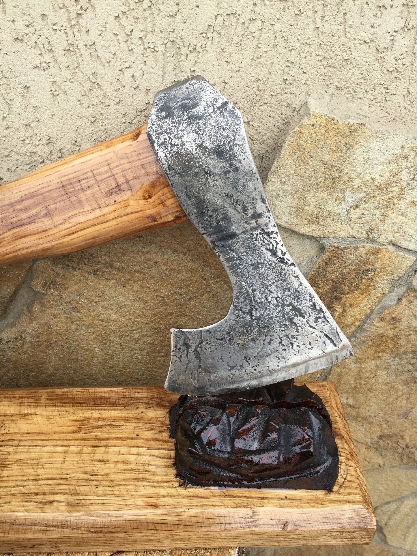 Viking axe, mens gift, tomahawk, axe, hatchet, viking, iron anniversary, bearded axe, metal art, wooden art, gift for men, throwing axe,axes