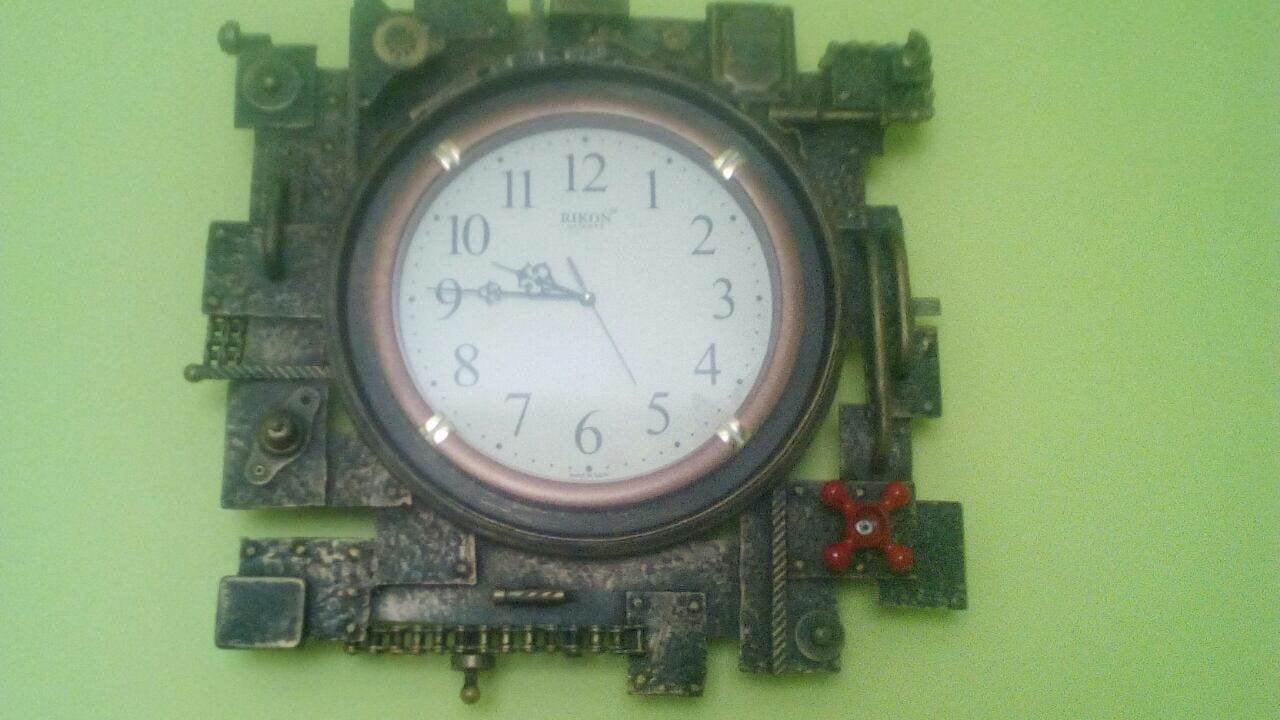 Steampunk clock, steampunk wall clock, steampunk wedding, steampunk office, steampunk home decor, steampunk accessory, steampunk for women