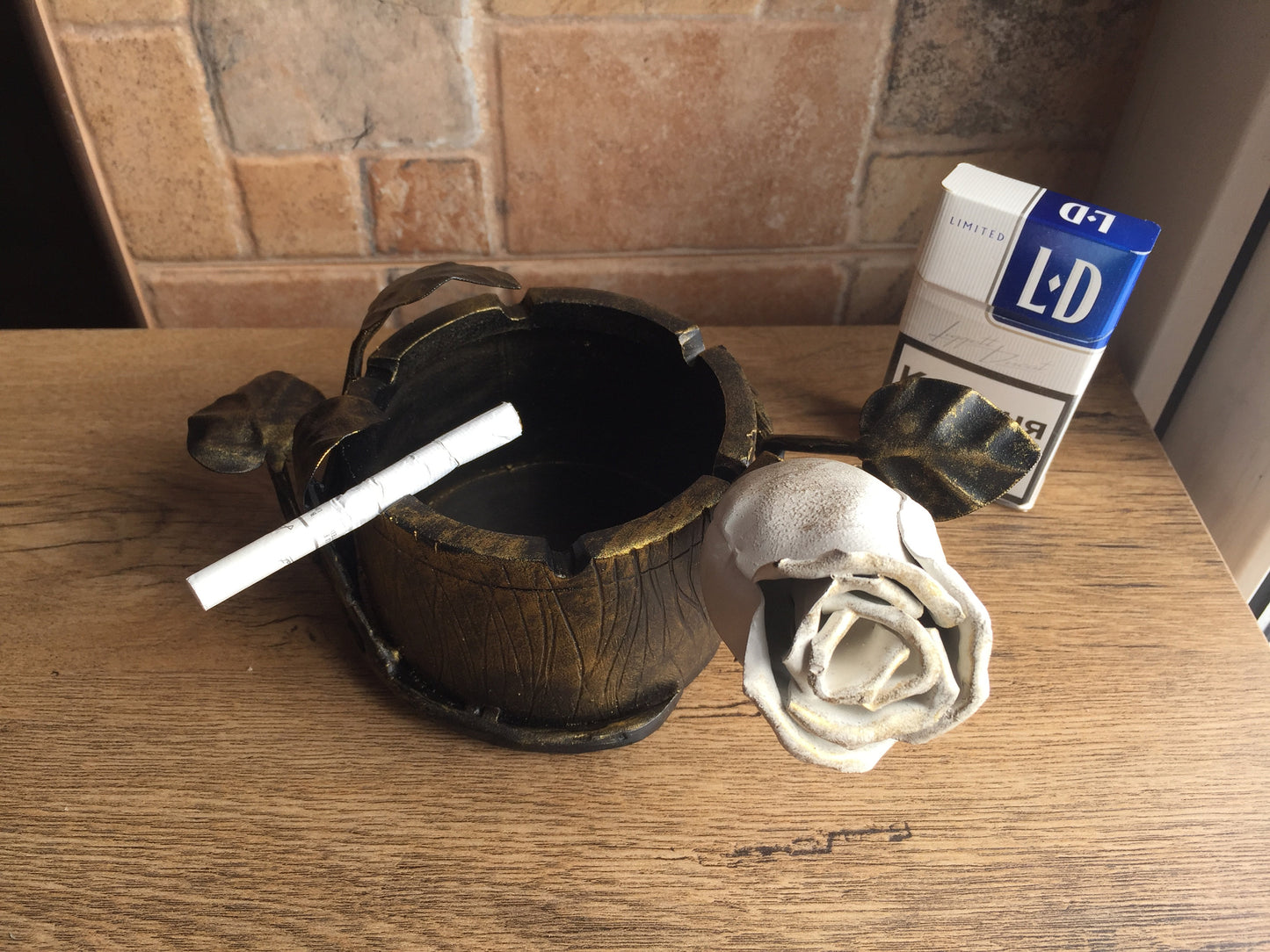 Ash tray, ashtray, iron gift for her, 6th anniversary gift, 6 year anniversary, smoker, cigarettes, cigar holder, cigar case, cigar tray