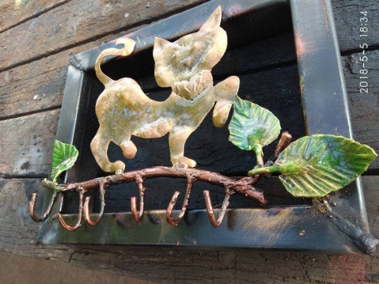 Key holder for wall, wall key holder, key holder, key rack, steel gifts, wall hook, hooks for wall,wall hooks,towel rack,metal art,iron gift