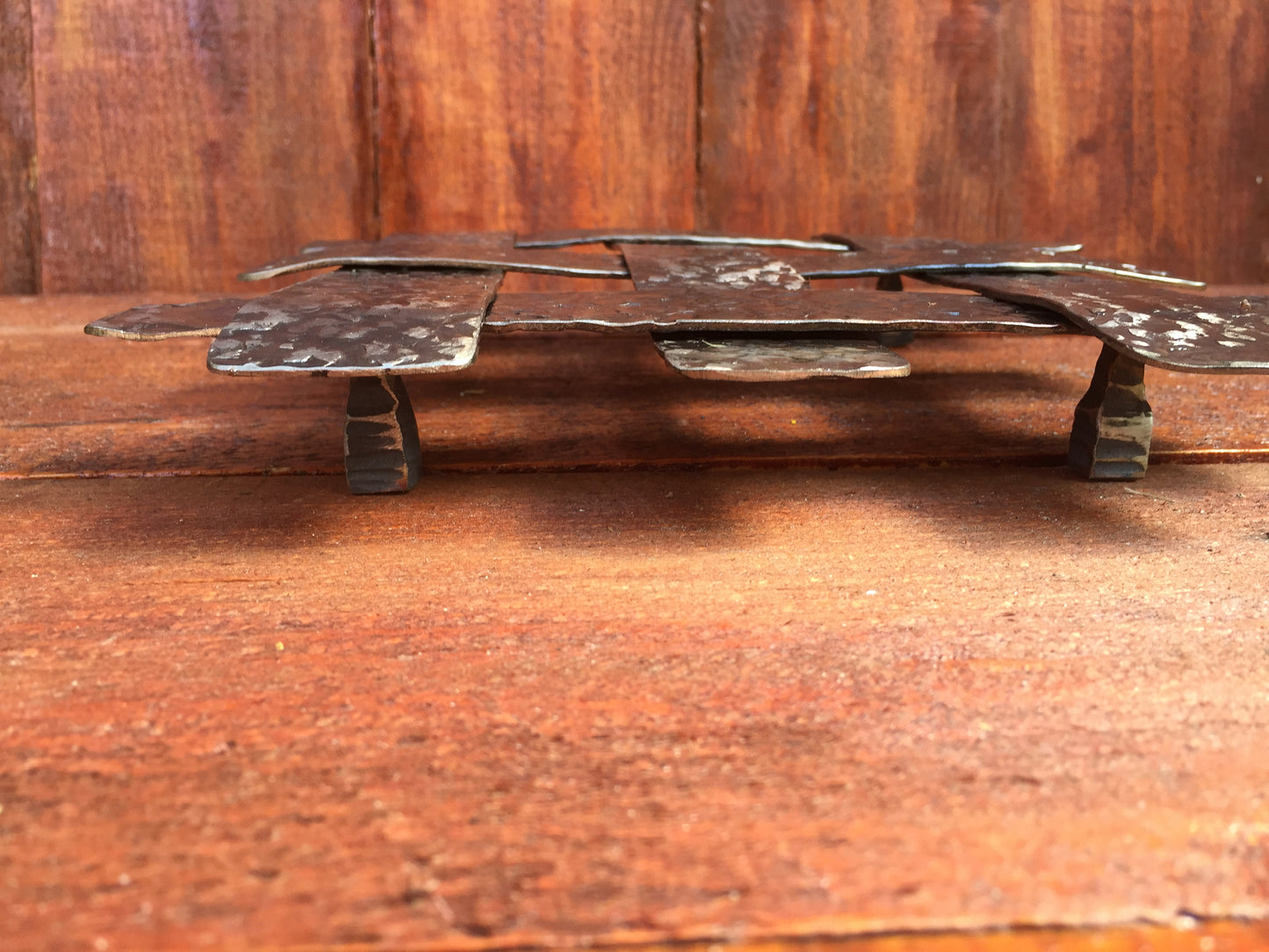 Iron holder, iron stand, metal holder, metal stand, trivet, tripod, pot holder, pan holder, kitchen decor, farmhouse, plant stand, iron rest