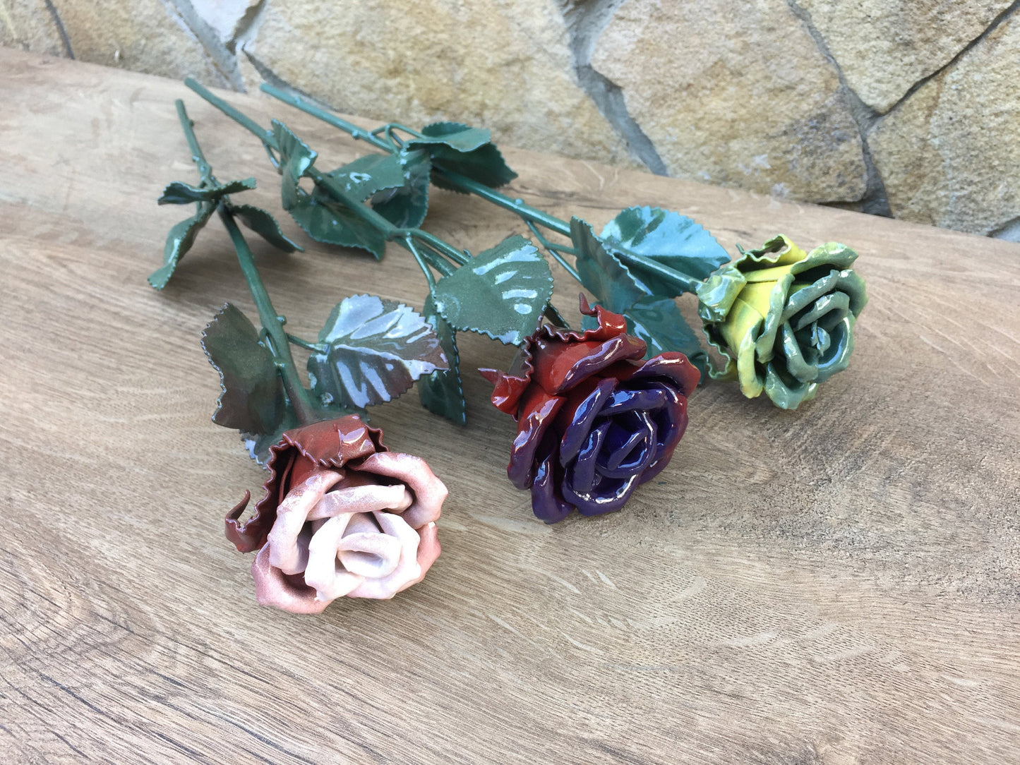 6th anniversary gift, iron rose, iron anniversary, iron gift for her, wedding gift, her birthday gift, gift for mom, iron gifts, viking axe