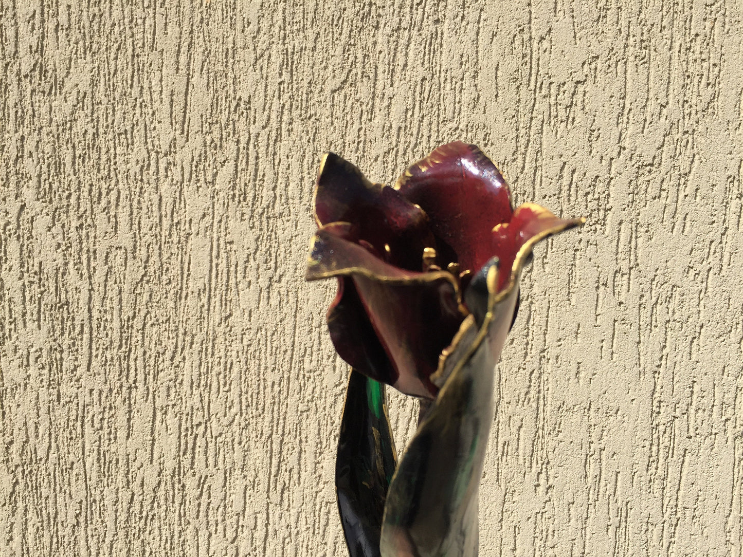 Iron tulip, iron gift for her, iron anniversary gift, iron gifts, Mother's day gift, iron flower, hand forged flower, hand forged tulip