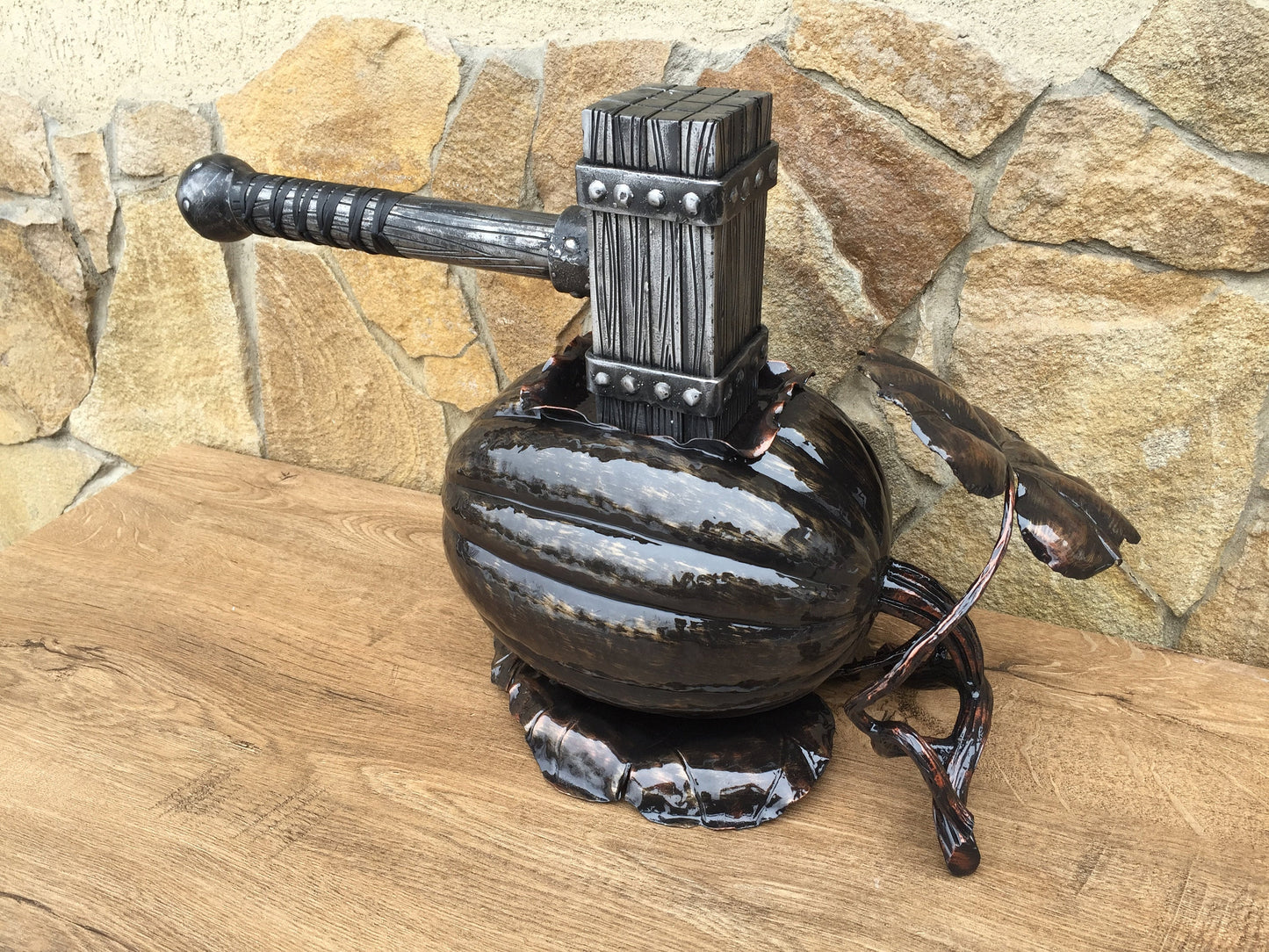 Bushcraft hammer, Thors hammer, survival tool, viking hammer, iron anniversary gift,6th anniversary gift,men gift hammer,Scandinavian hammer