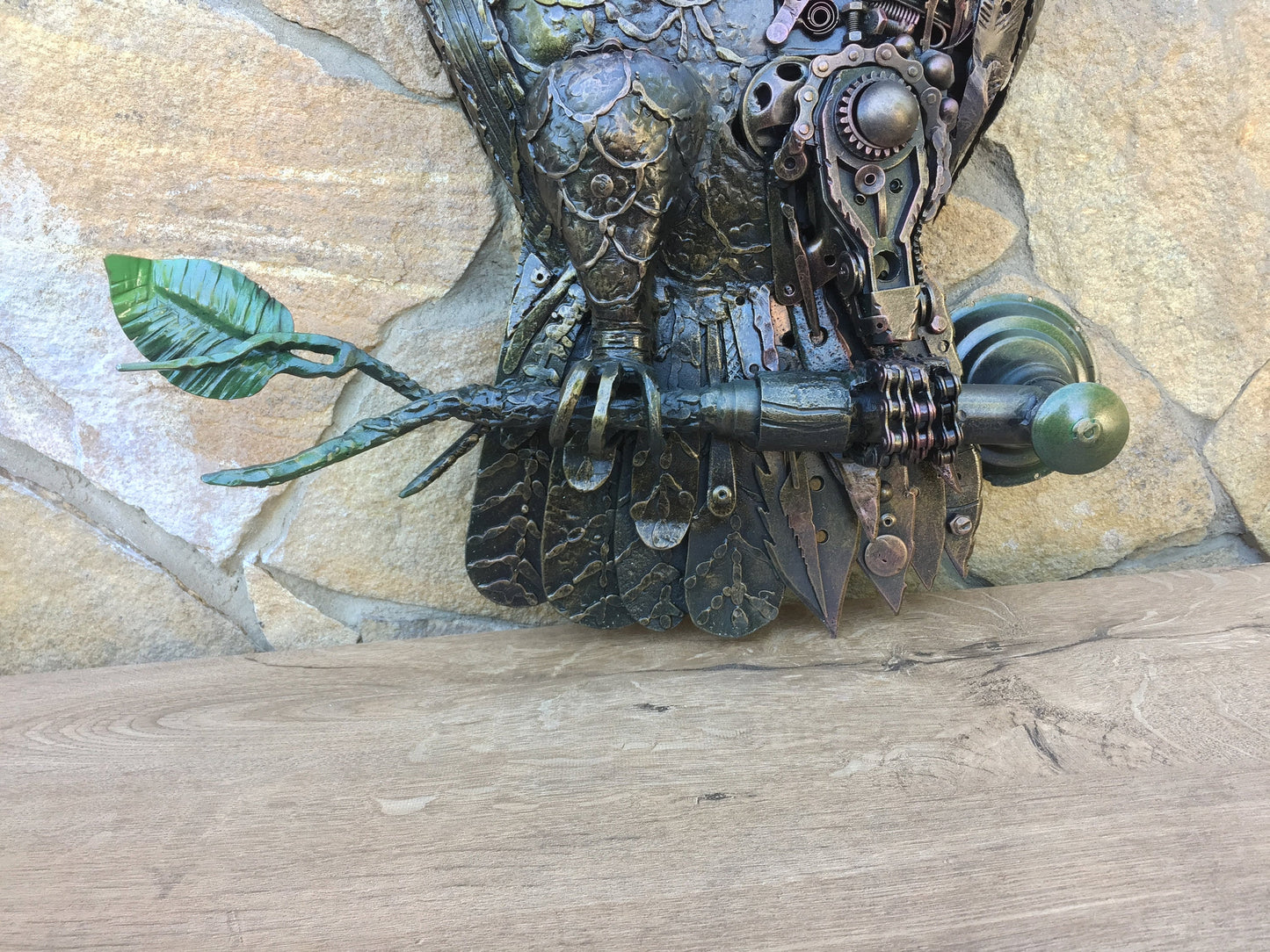 Steampunk owl, steampunk bird, metal sculpture, steampunk figurine,junk art,steampunk art,industrial art,steampunk gift,steam punk,steampunk