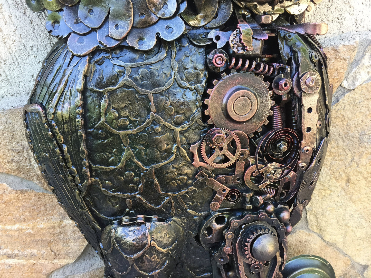 Steampunk owl, steampunk bird, metal sculpture, steampunk figurine,junk art,steampunk art,industrial art,steampunk gift,steam punk,steampunk